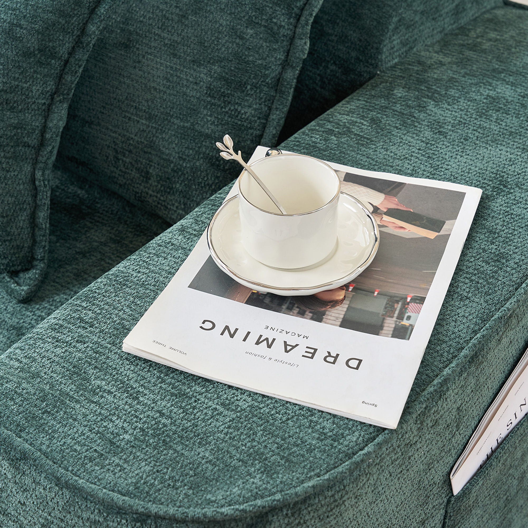 L-Shaped Sectional Sofa Couch With Chaise, Extra Deep Seats