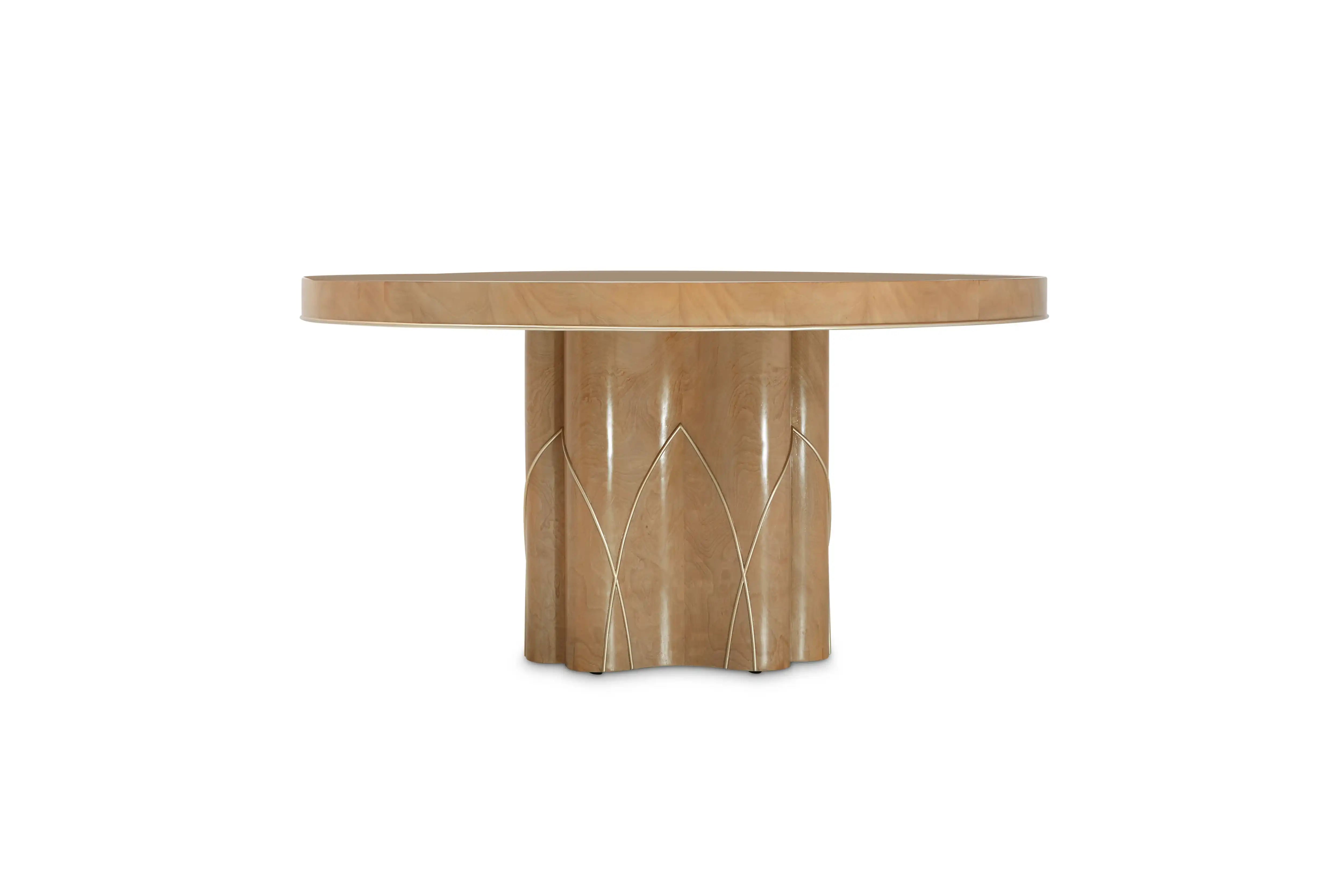 Villa Cherie - Round Dining Table - Caramel