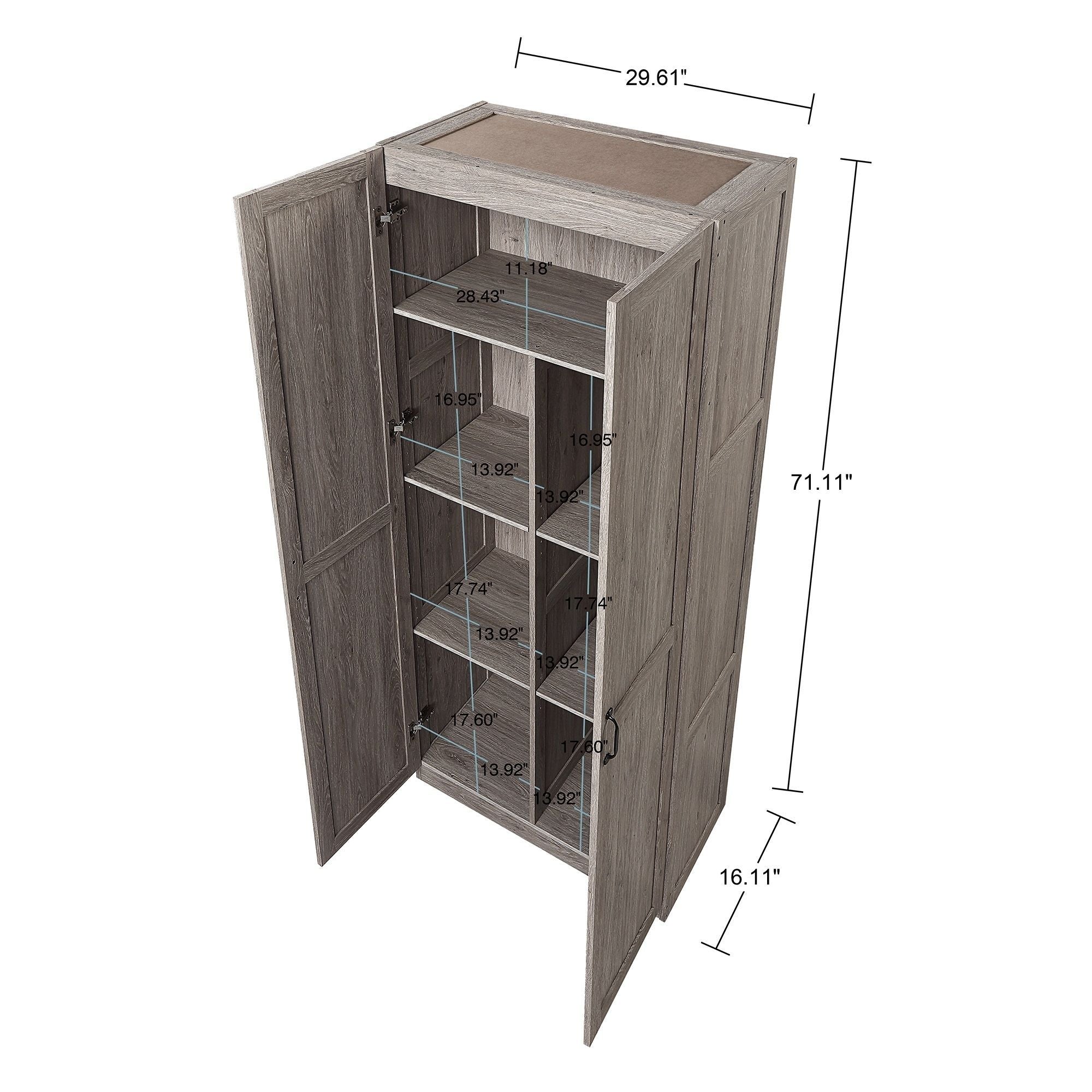 Hopkins - Storage Cabinet With 7 Shelves