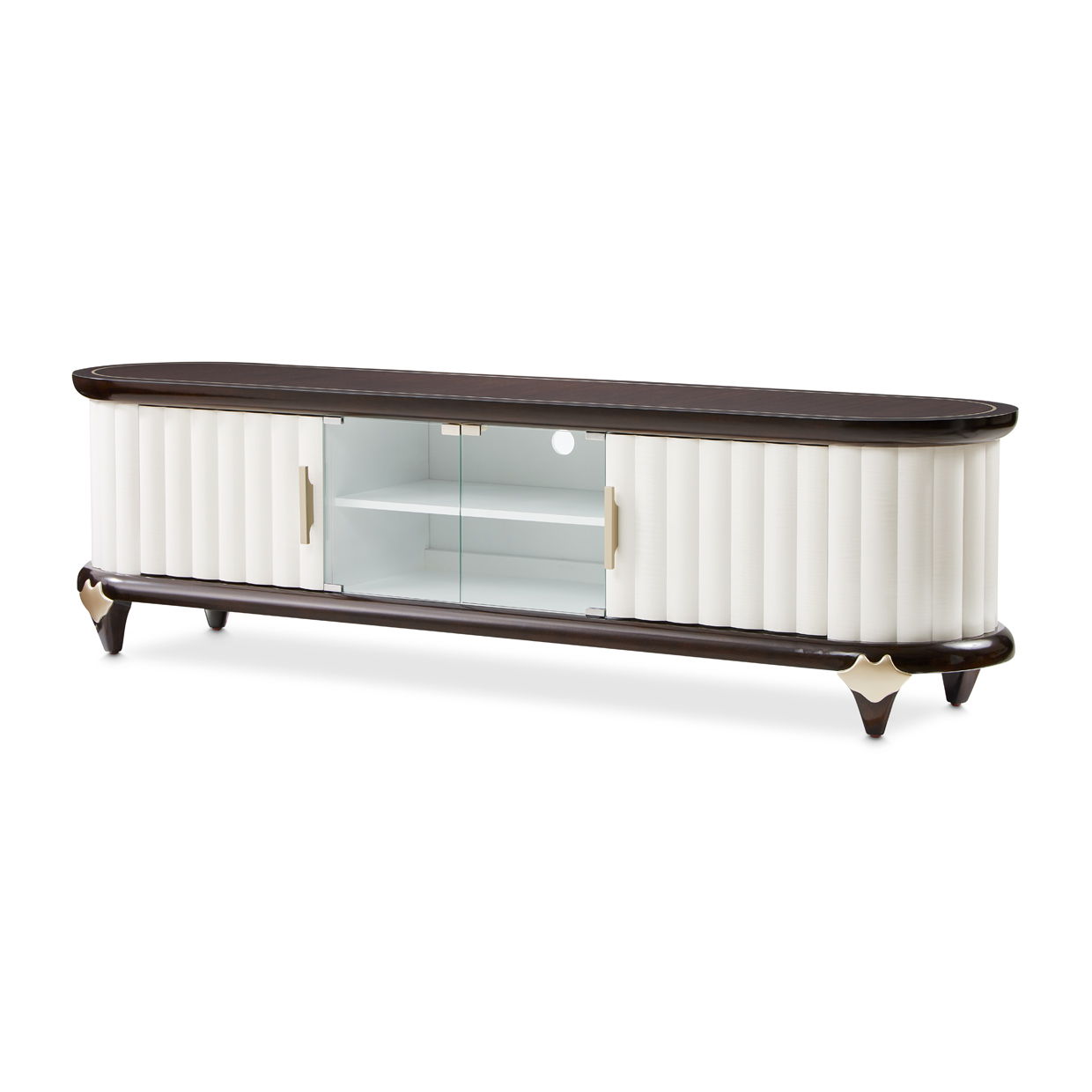 Paris Chic - Media Cabinet - Espresso Brown