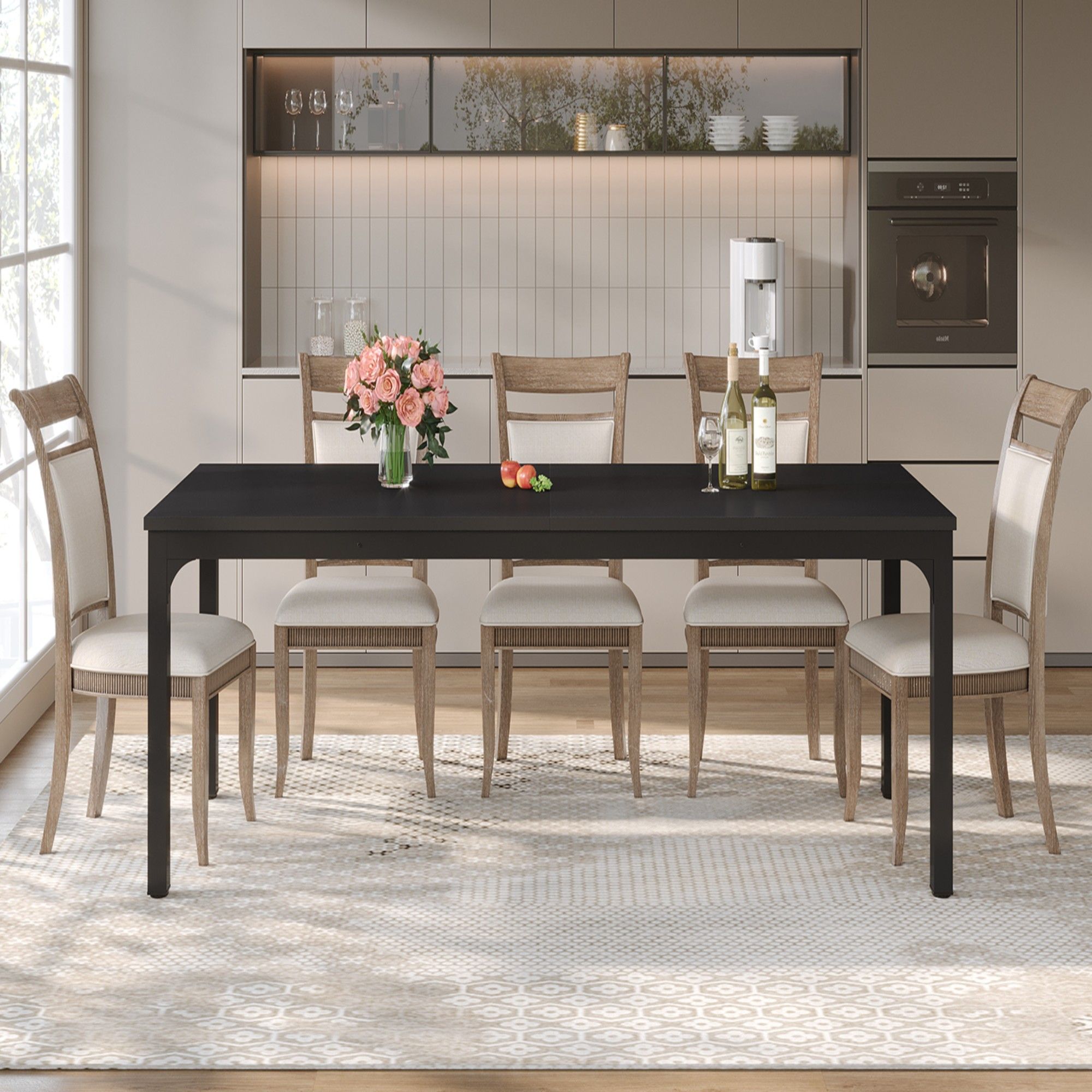 Rectangle Dining Table For 6 - 8 People