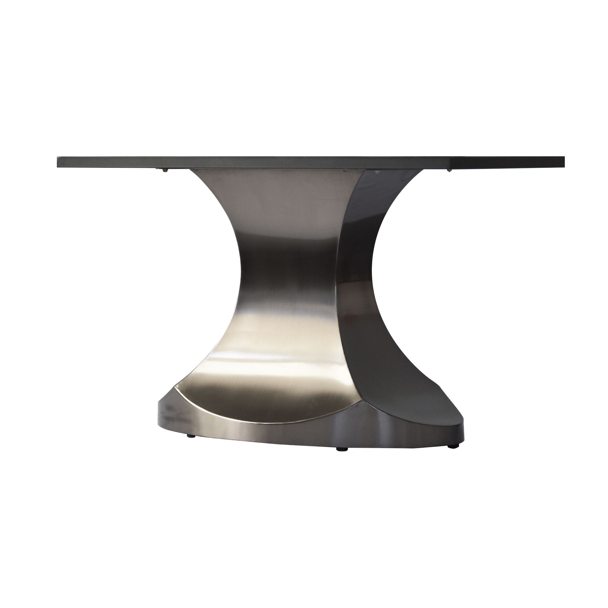 Modern Stone Panel Stainless Steel Curved Legs, Can Accommodate 6 - 8 People