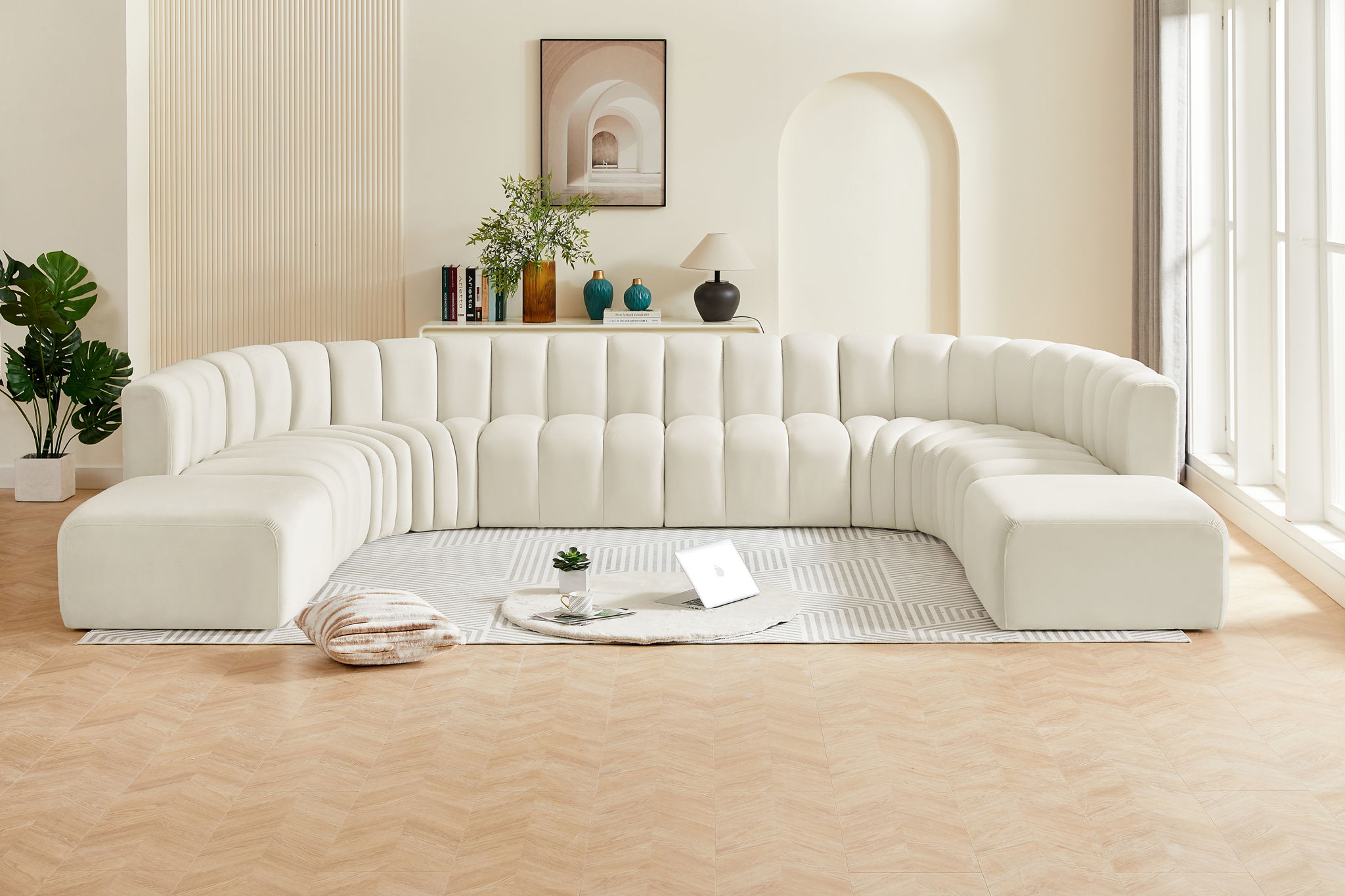 Arc - Velvet Modular Sectional
