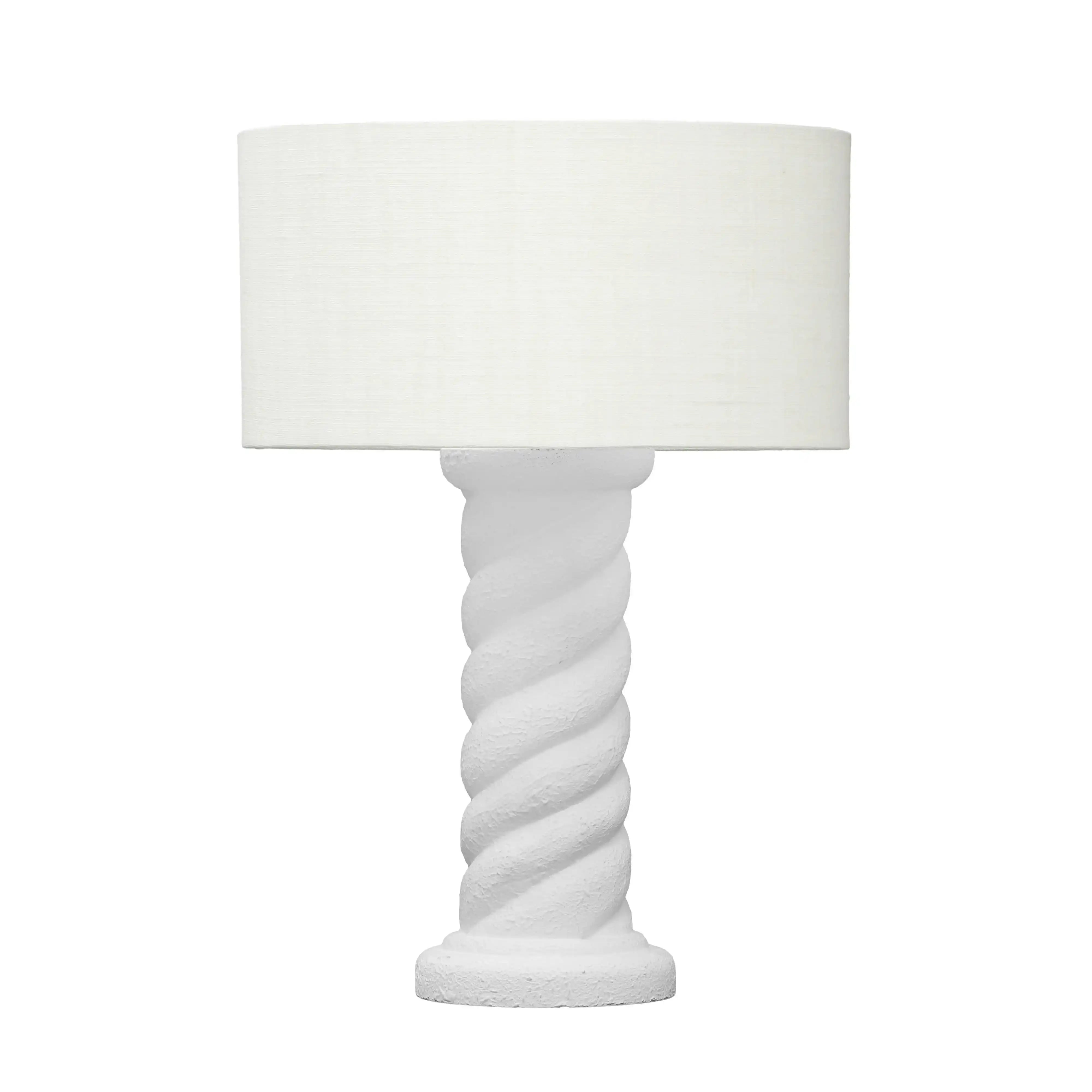 Rapunzel - Table Lamp - White And Cream