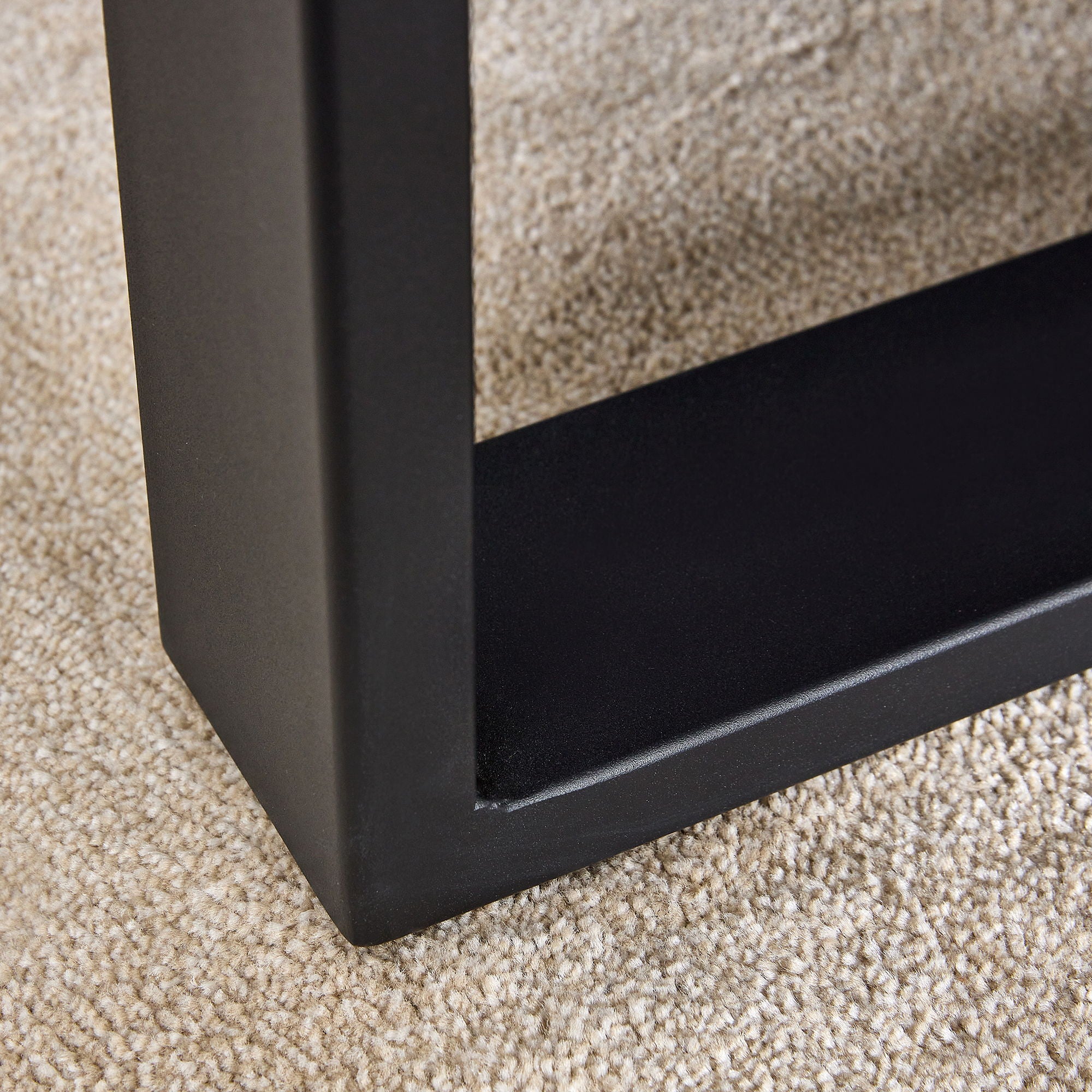 Rustic Coffee Table With Metal Legs