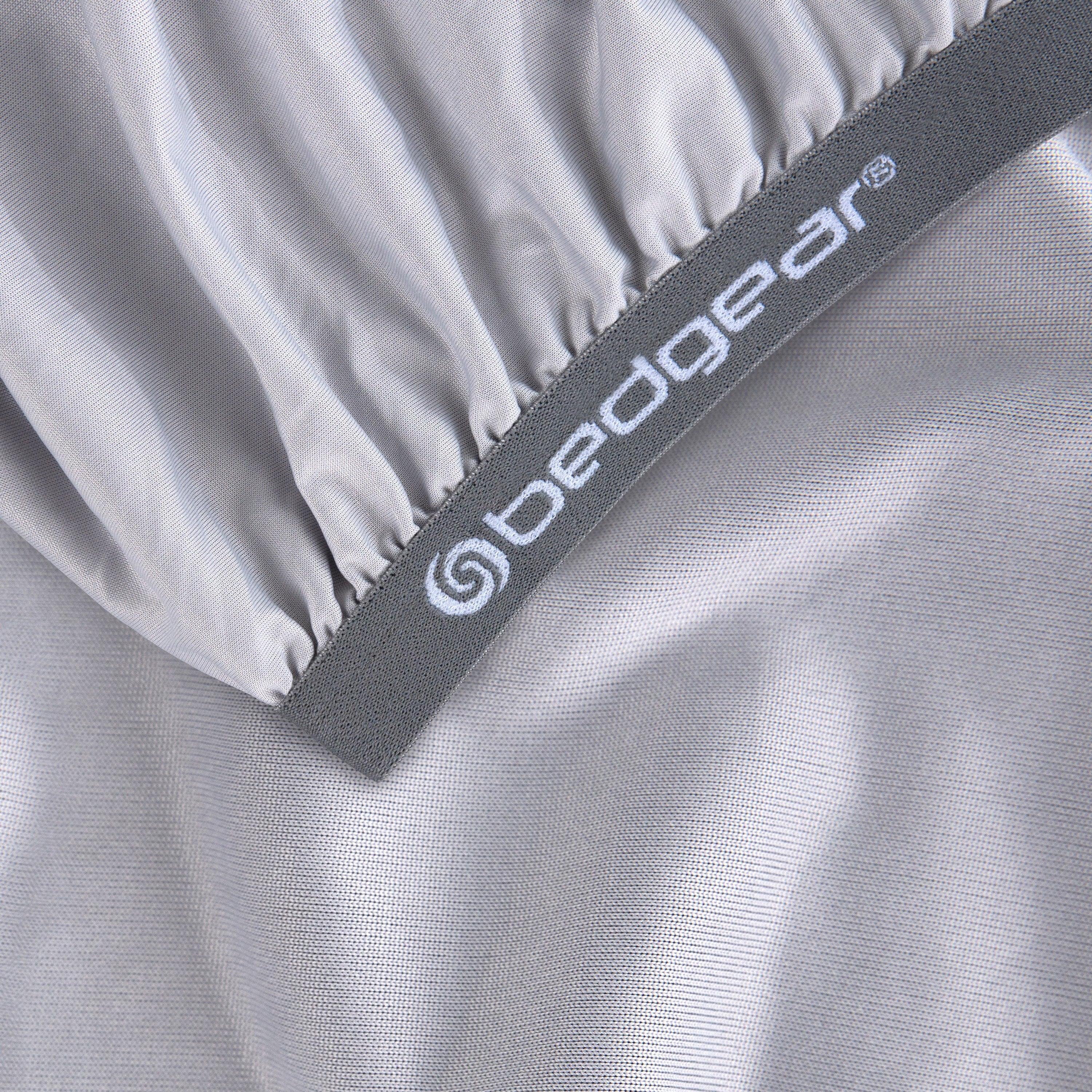 BedGear Hyper-Linen Crib Sheet, Light Grey