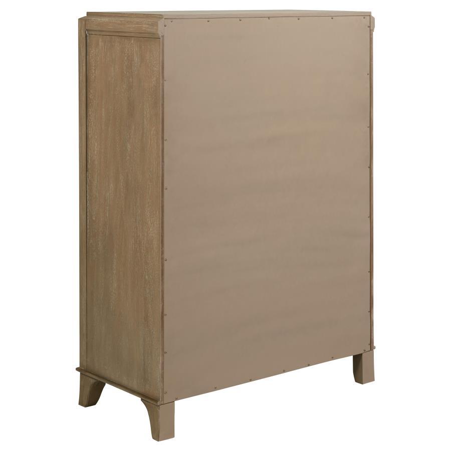 Revello - 6-Drawer Bedroom Chest Of Drawers - Washed Mango - Best Buy Furniture