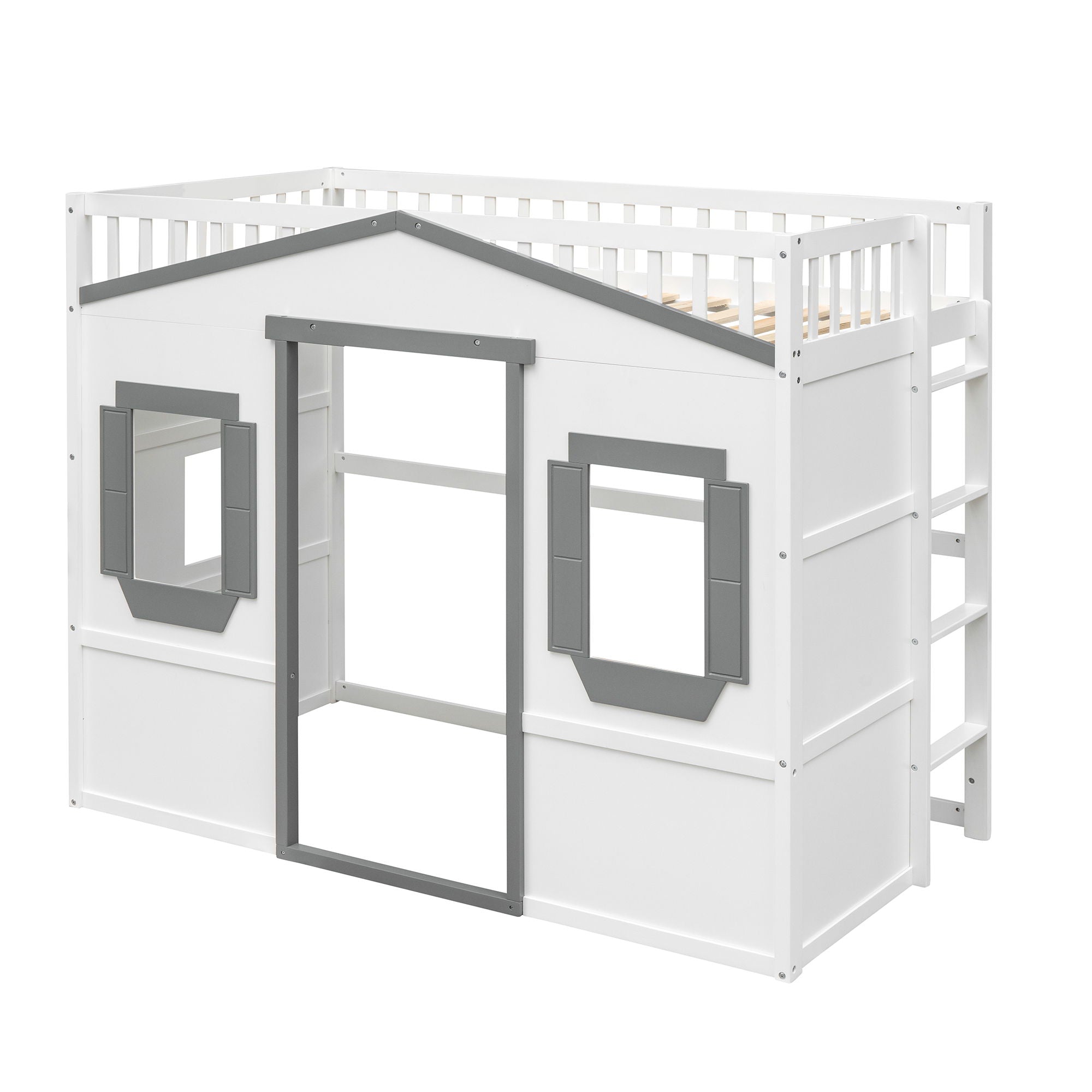 Elegant House Loft Bed With Ladder
