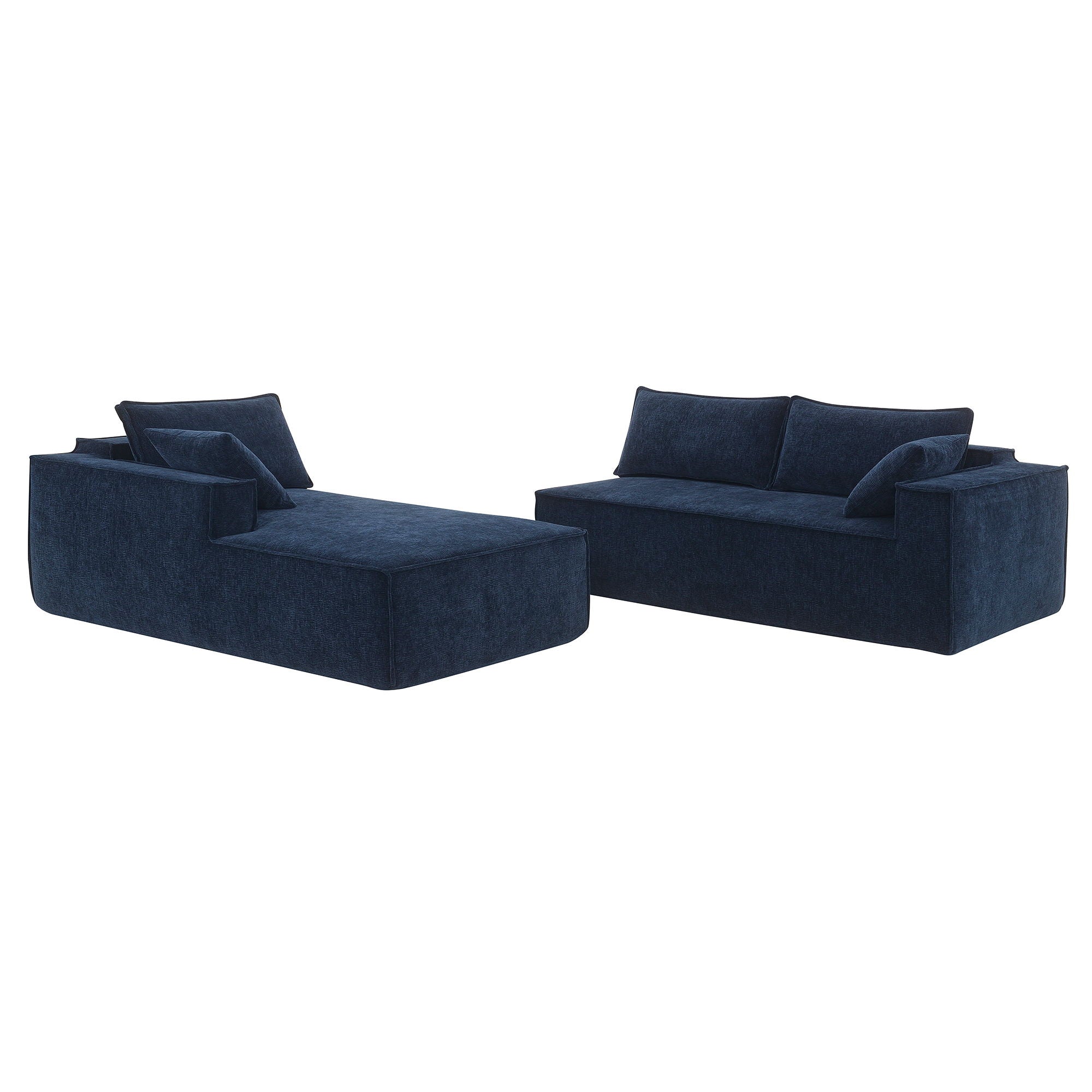 Free Combination Minimalist Style Modular Sectional, Wrinkle Resistant Couch Set L Shaped Compressed Sofa For Living Room