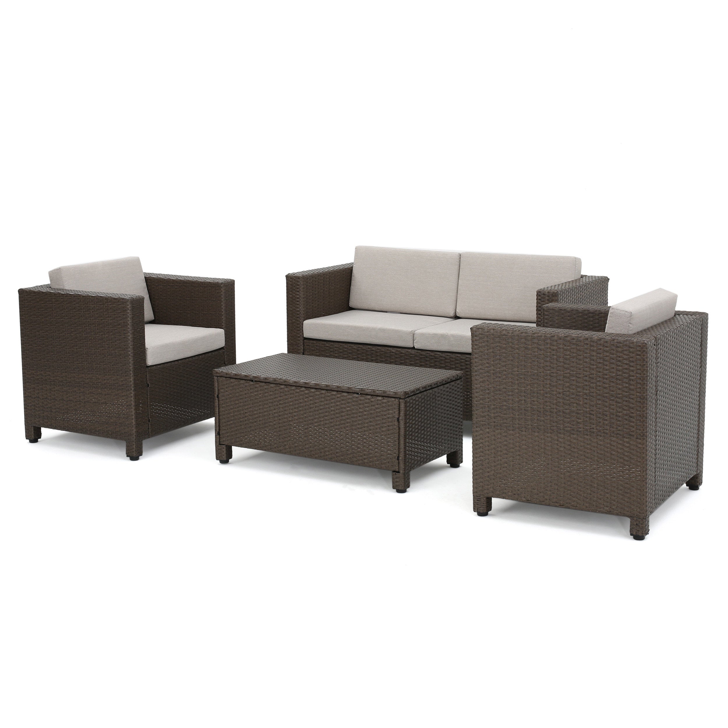 4 Piece Outdoor Set (Beige)
