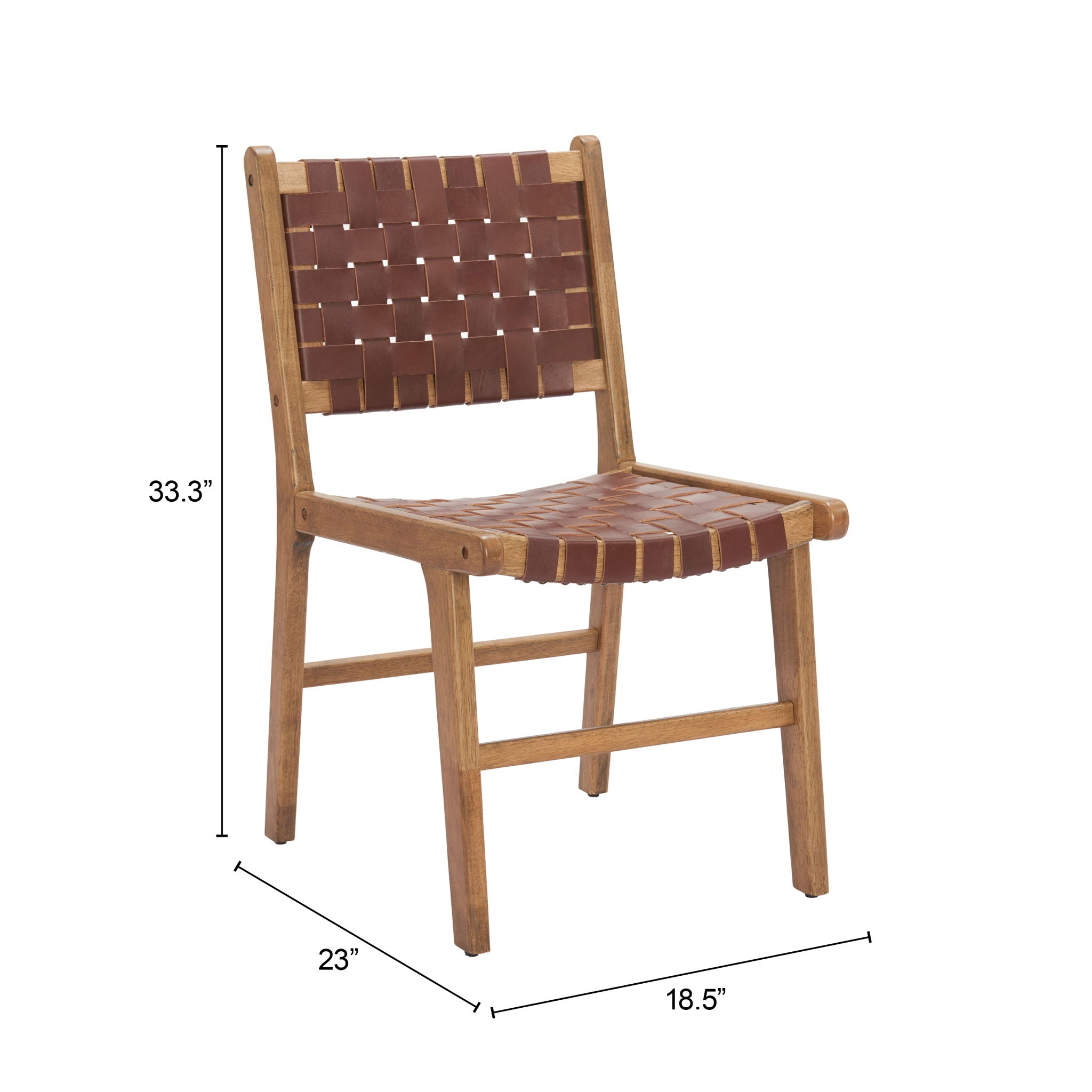 Feder - Dining Chair (Set of 2) - Brown
