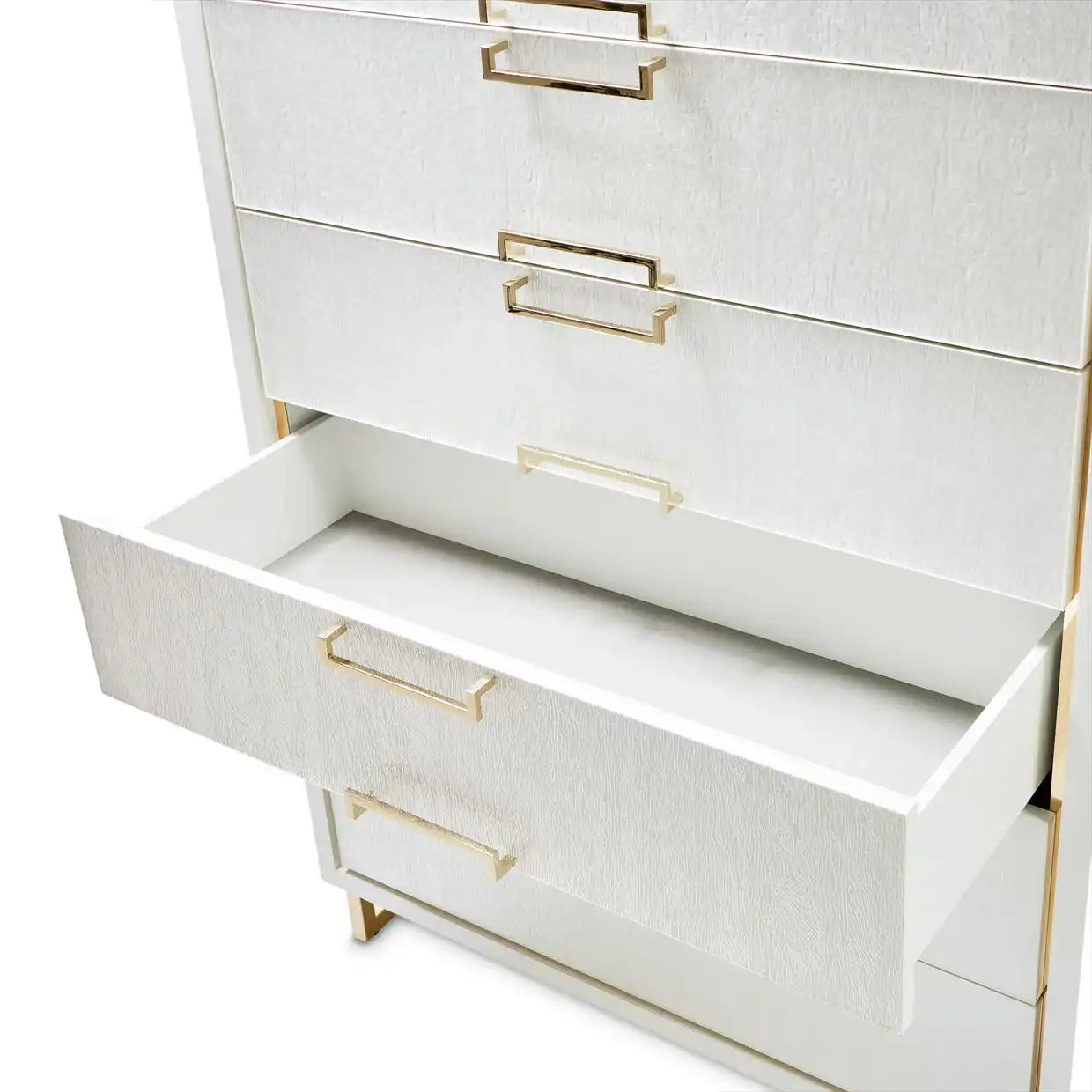 Palm Gate - 6-Drawer Chest - Cloud White - Best Buy Furniture