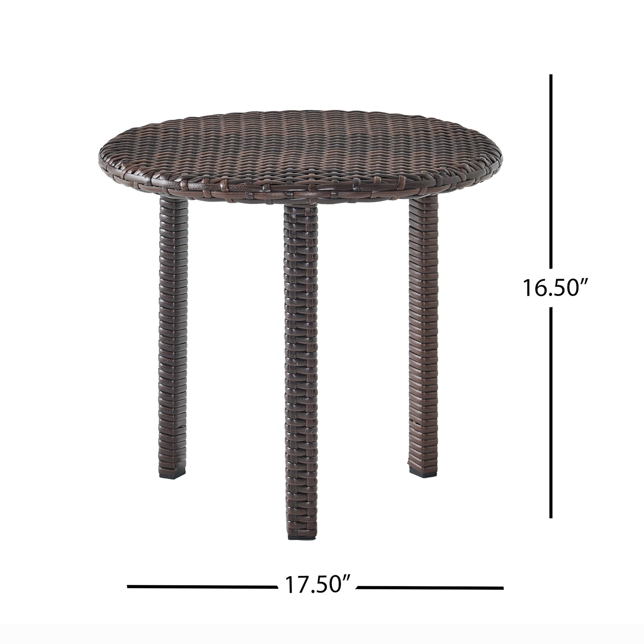 Lido - 3 Pieces Table Set - Brown Multi