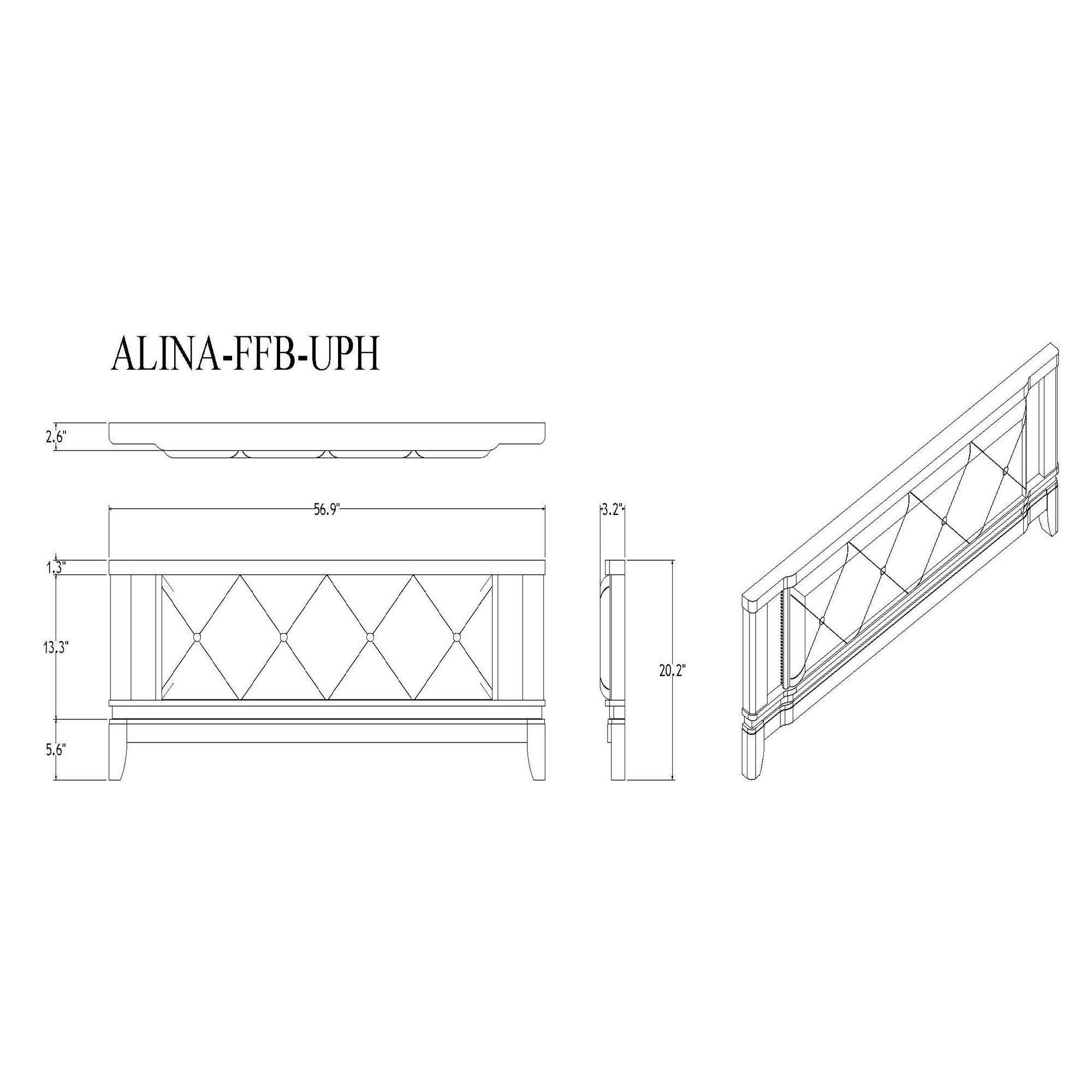 Adalid - Contemporary Bed With LED Lights