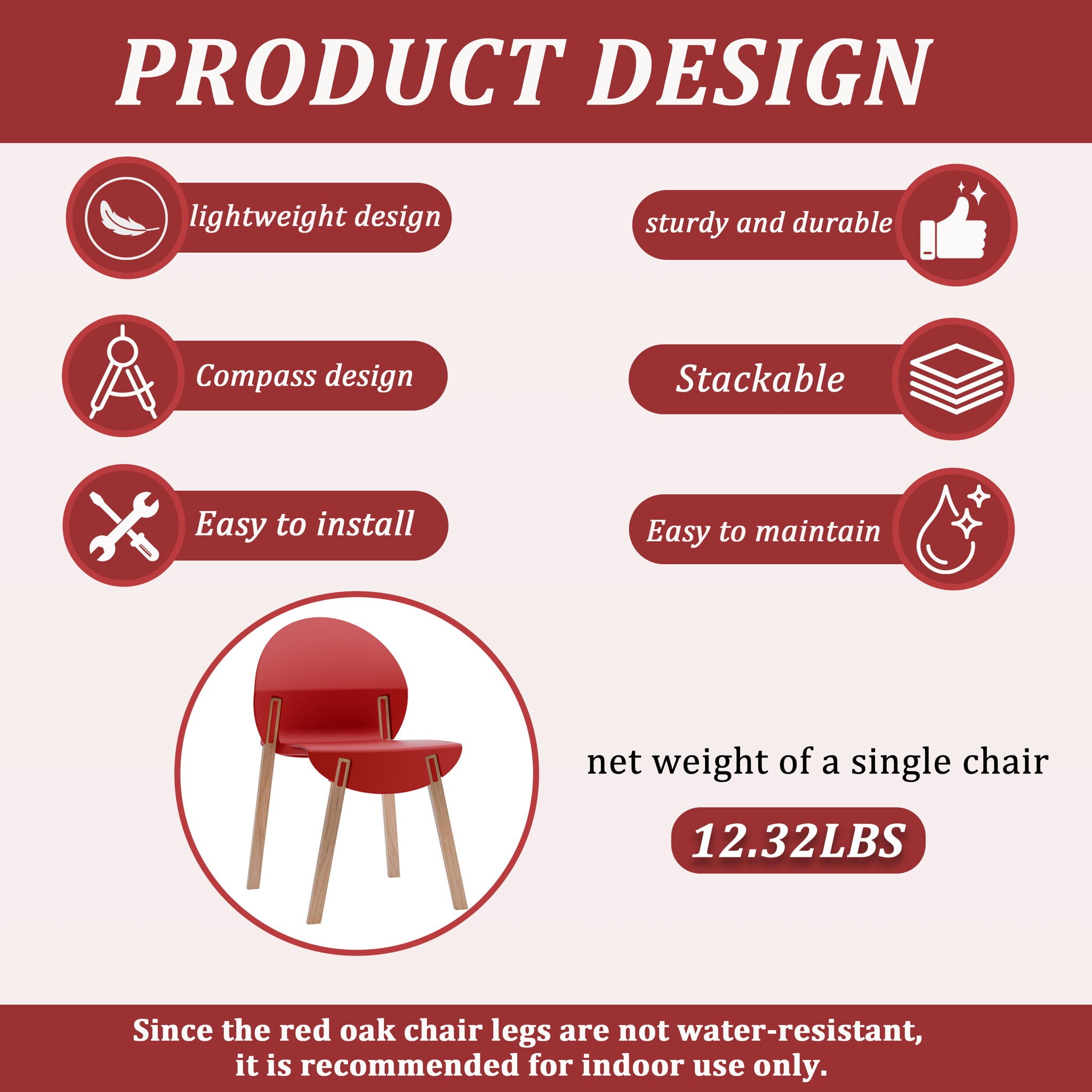 4 Piece Set Of Single Chairs With A Folding Square Table