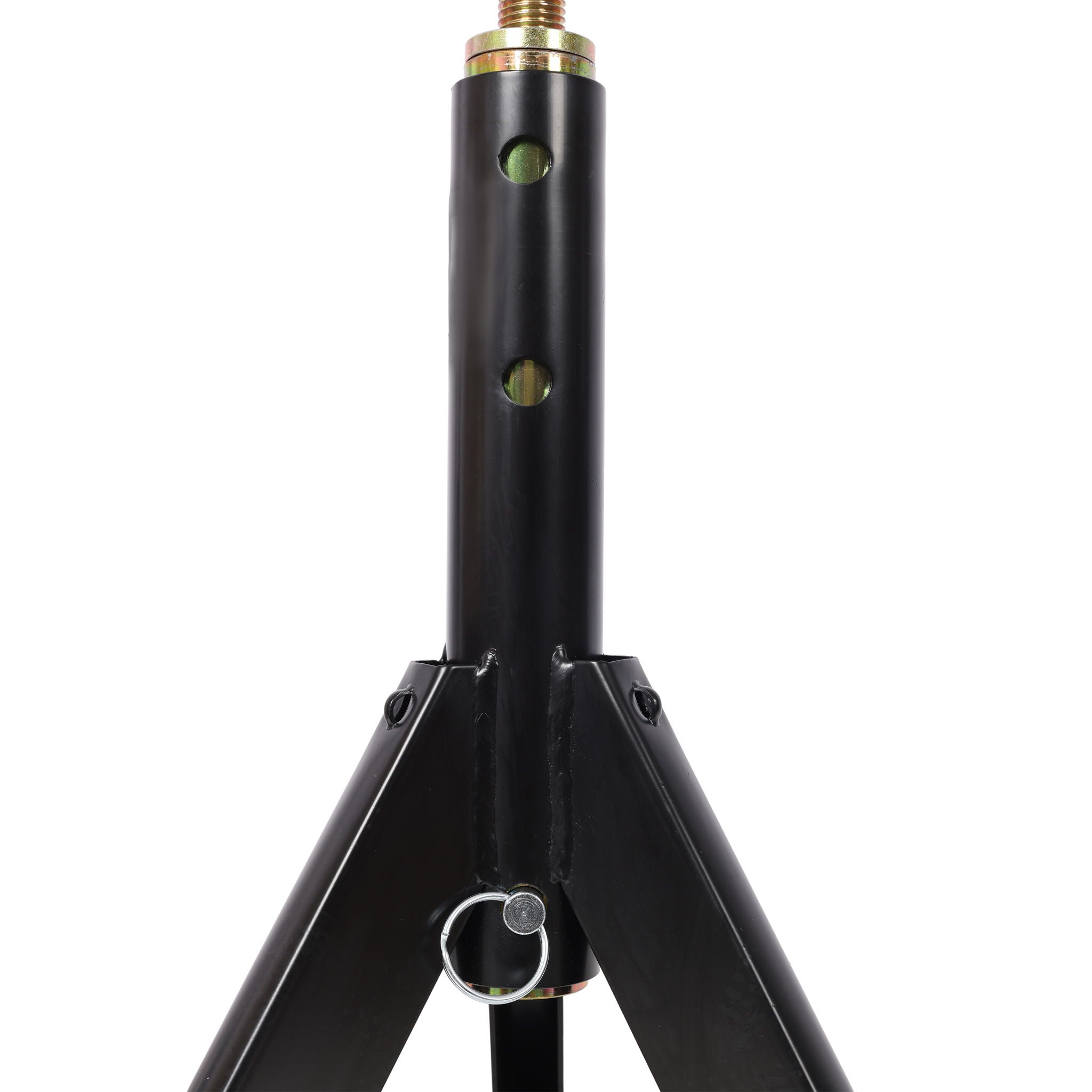 RV Adjustable Telescoping Stabilizer Jack Stand Supports Stabilizer, 16" To 30" (Set of 2) - Black