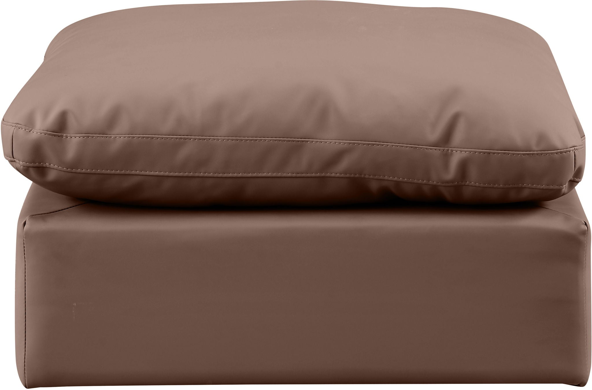 Indulge - Faux Leather Ottoman