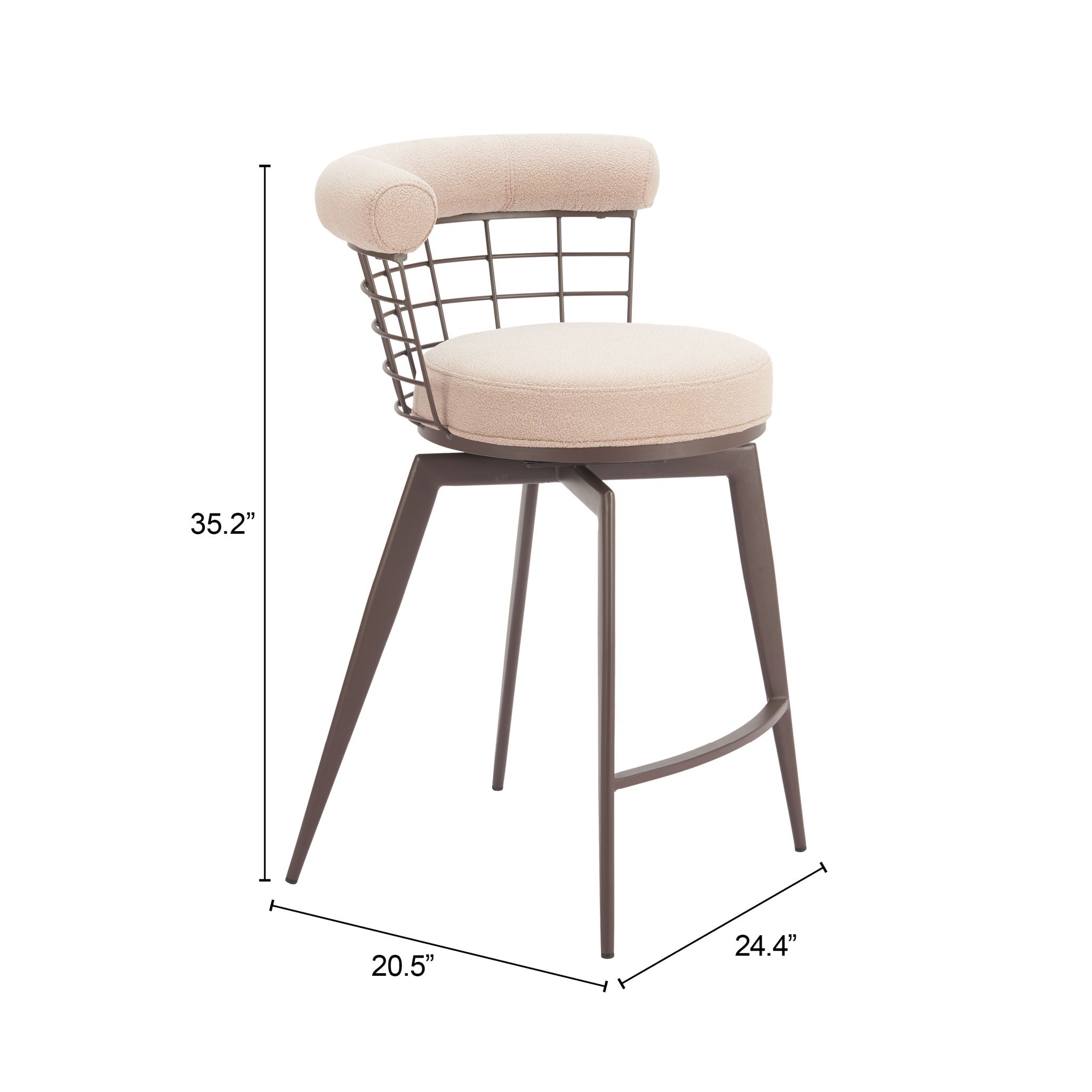 Saku - Swivel Barstool