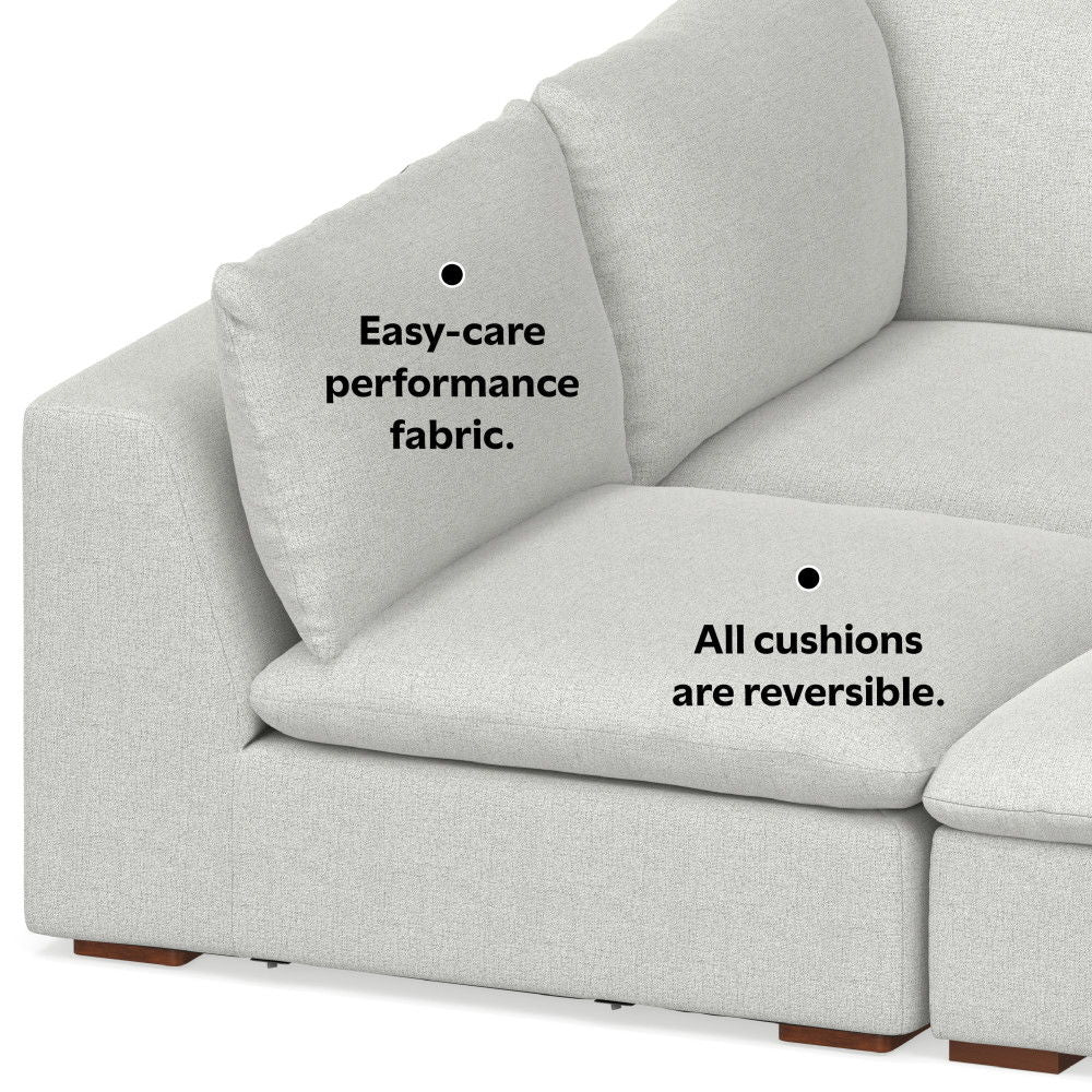 Jasmine - Pit Sectional Sofa - Gray