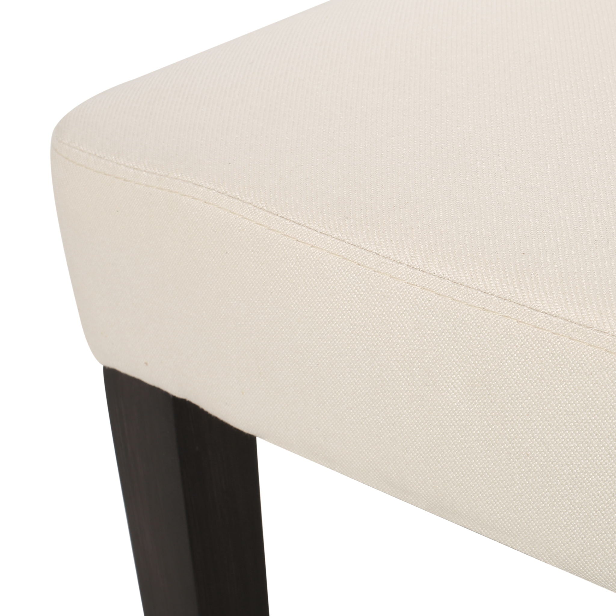 Contemporary Dining Chair With Upholstered Seating And Tapered Legs