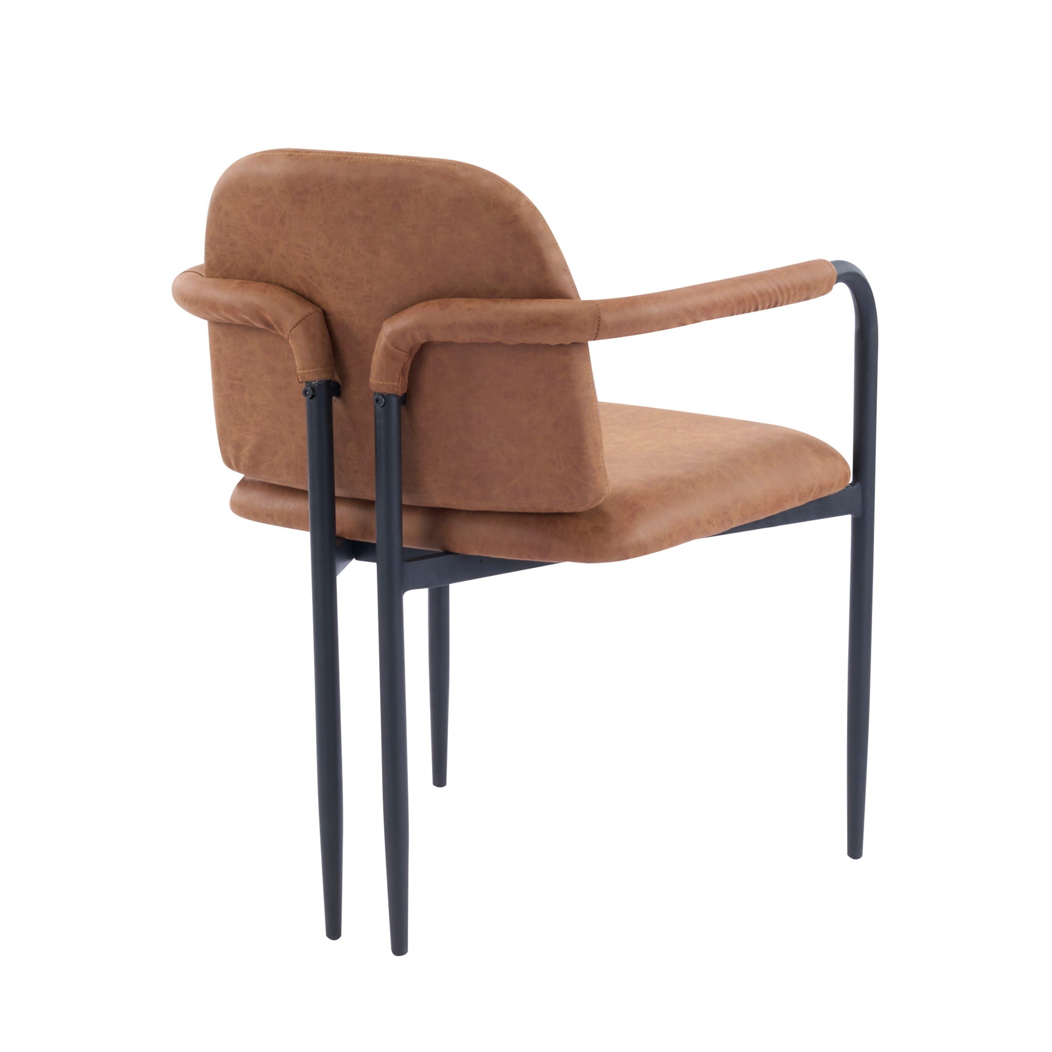 Modern Dining Chair Set With Durable Iron Frame And Comfortable Fabric Upholstery