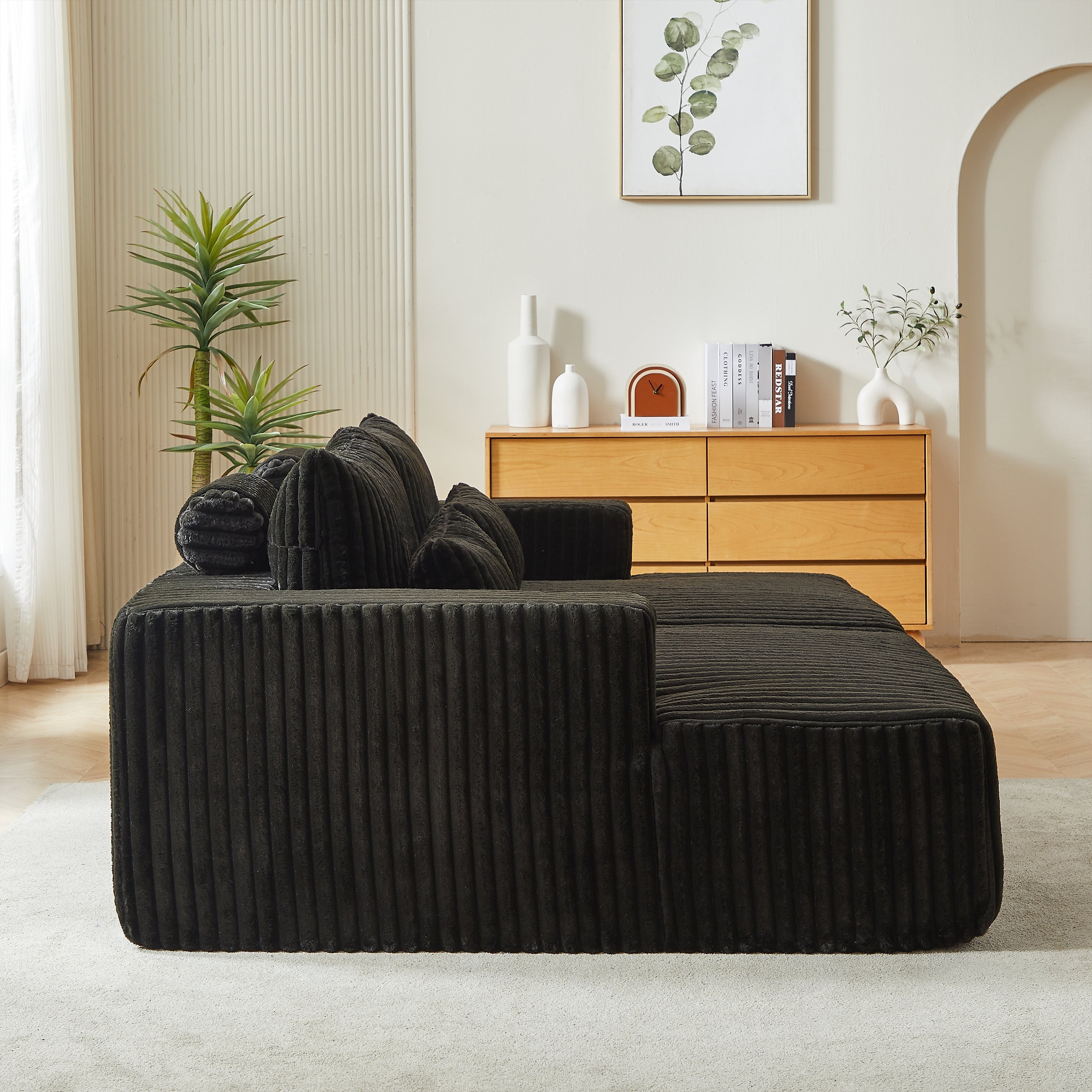 87' Oversized Sectional Lounge Chaise