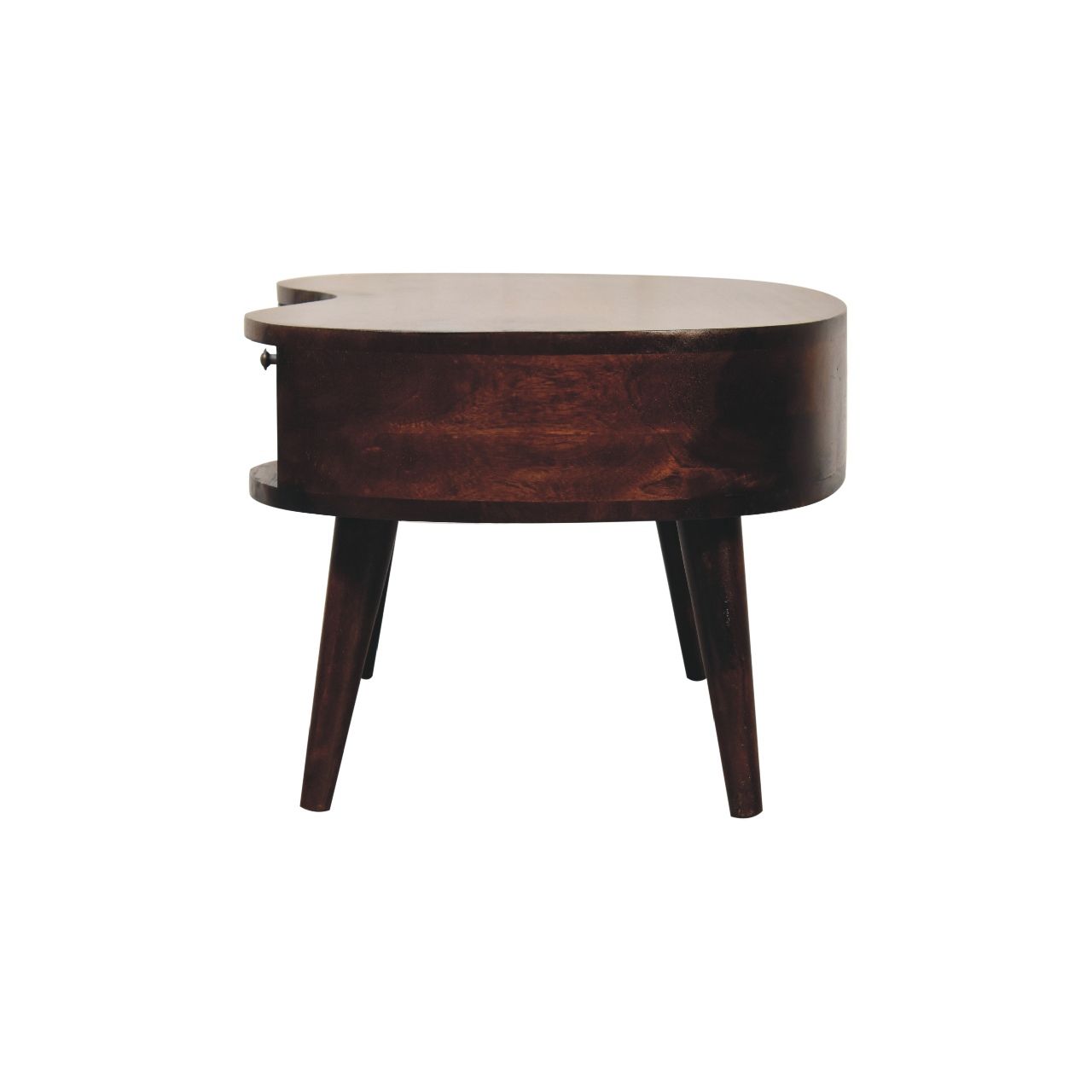 Wooden Wave Coffee Table - Walnut