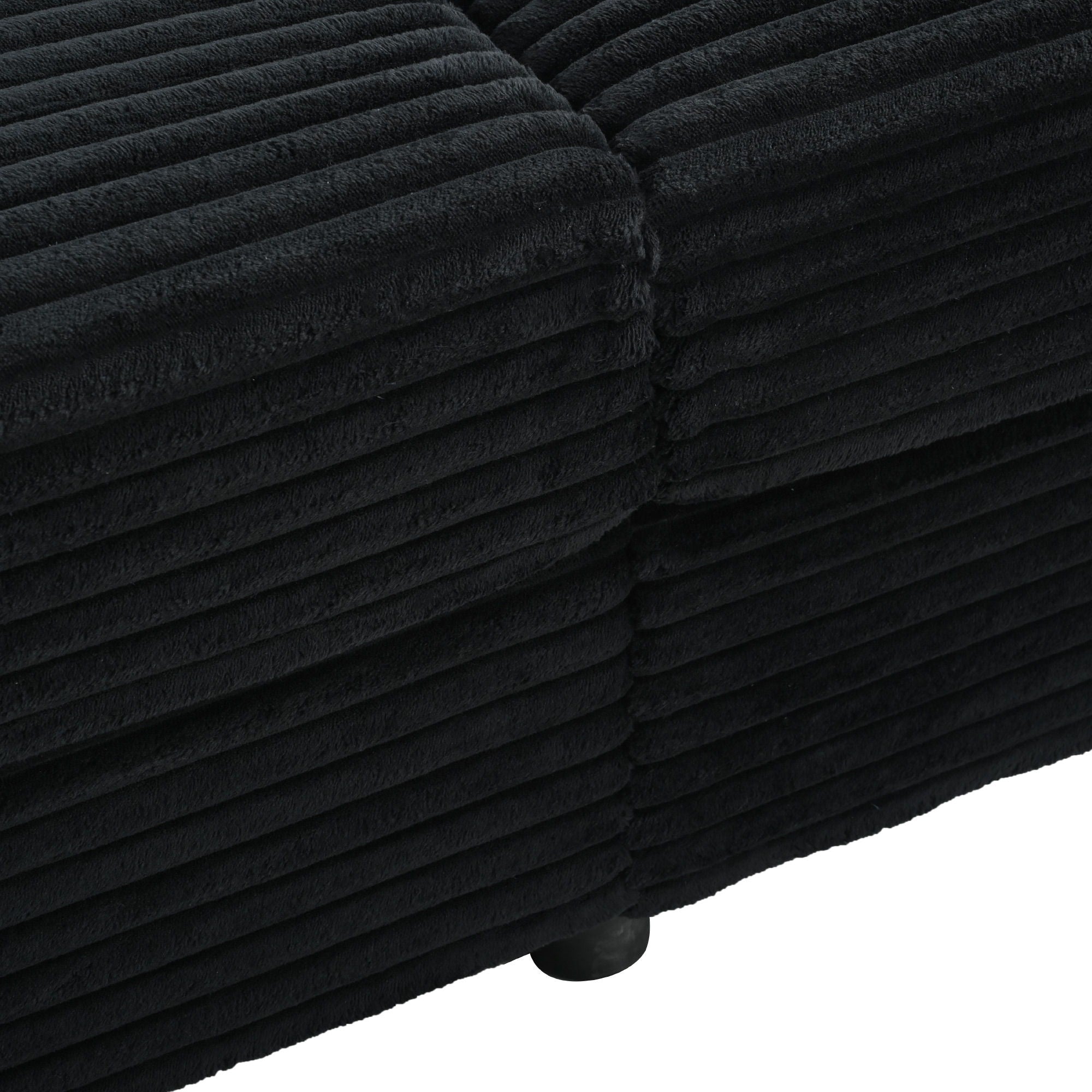 Oversized Loveseat Chaise With 2 USB Ports, 2 Cup Holders And 2 Throw Pillows