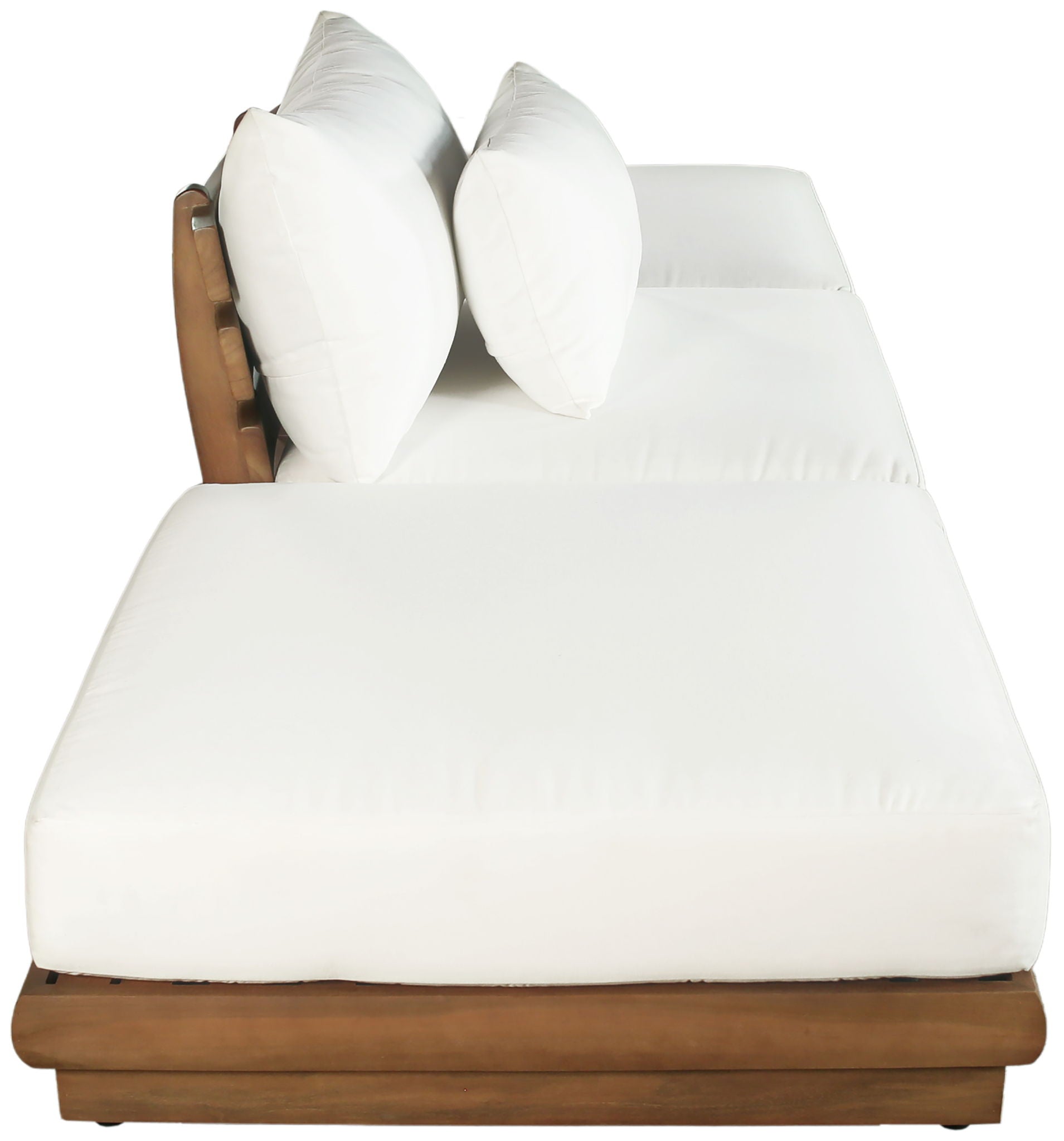 Mirella - 3 Piece Water Resistant Fabric Upholstered Outdoor Patio Modular Sofa