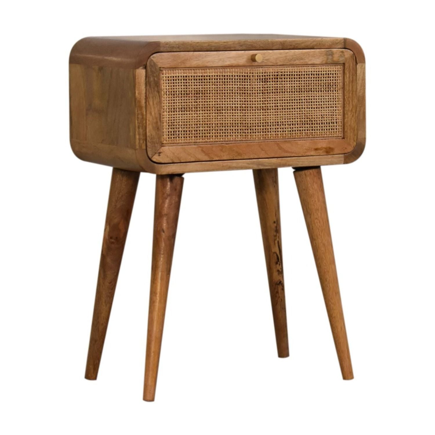 Mini Woven Nightstand - Oak - Best Buy Furniture