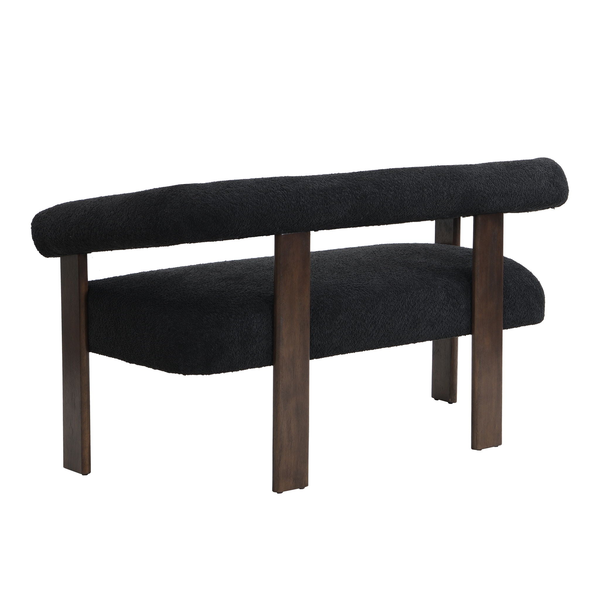 Modern Round Armrest Loveseat