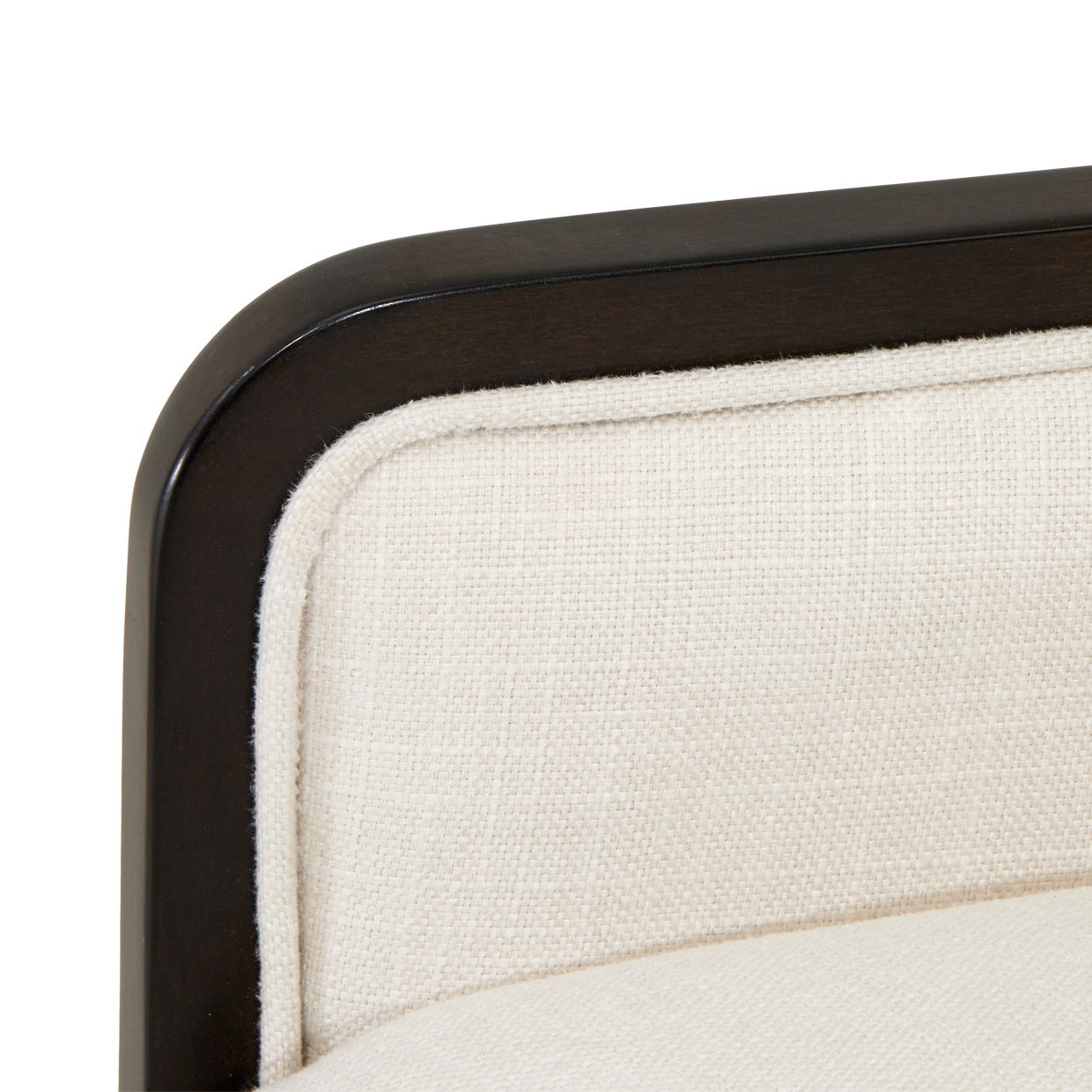 Belmont Place - Desk Chair - White / Dark Brown
