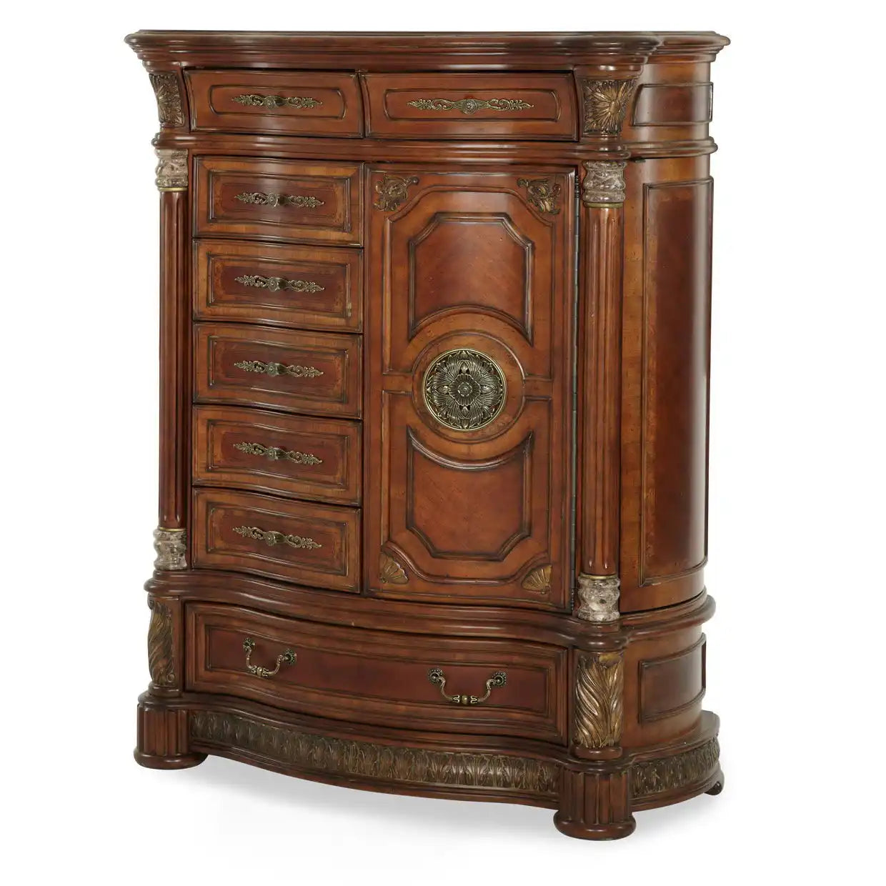 Villa Valencia - Gentleman's Chest - Classic Chestnut - Best Buy Furniture