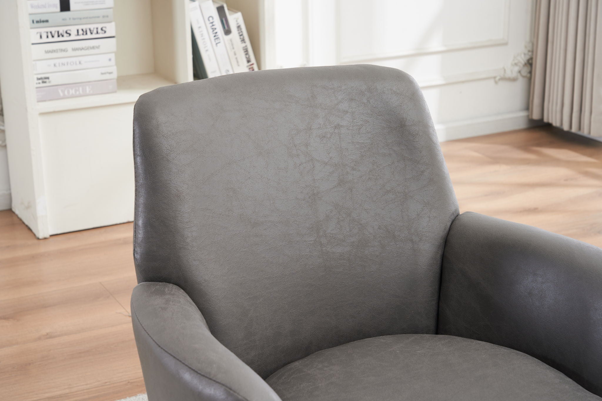 Swivel Accent Chairs Armchair With Stainless Steel Base