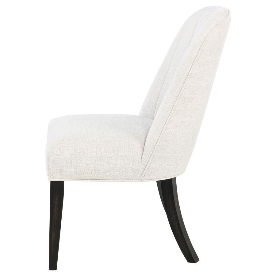 Leandro - Upholstered Dining Side Chair (Set of 2) - Cream