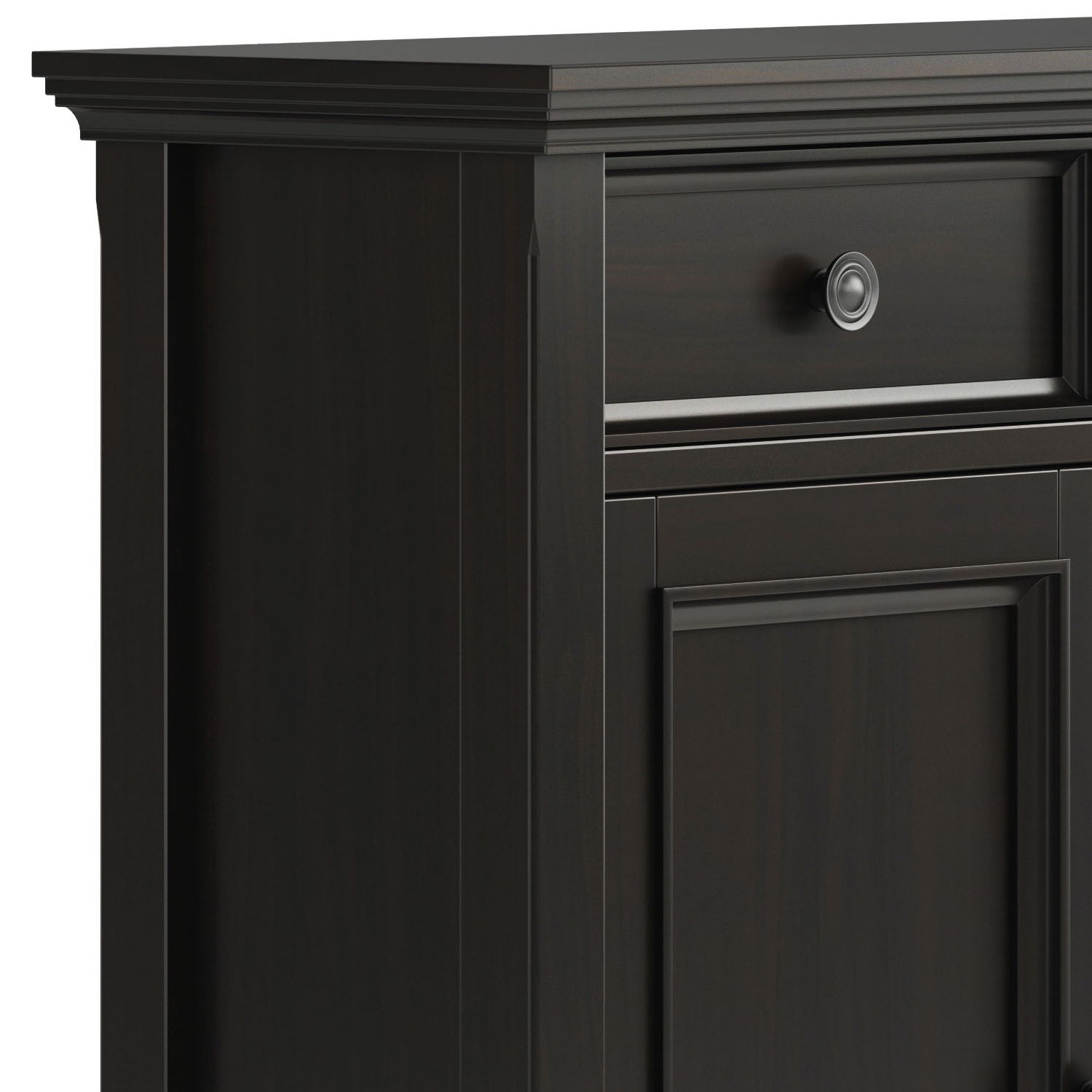 Amherst - Entryway Storage Cabinet - Hickory Brown - Best Buy Furniture