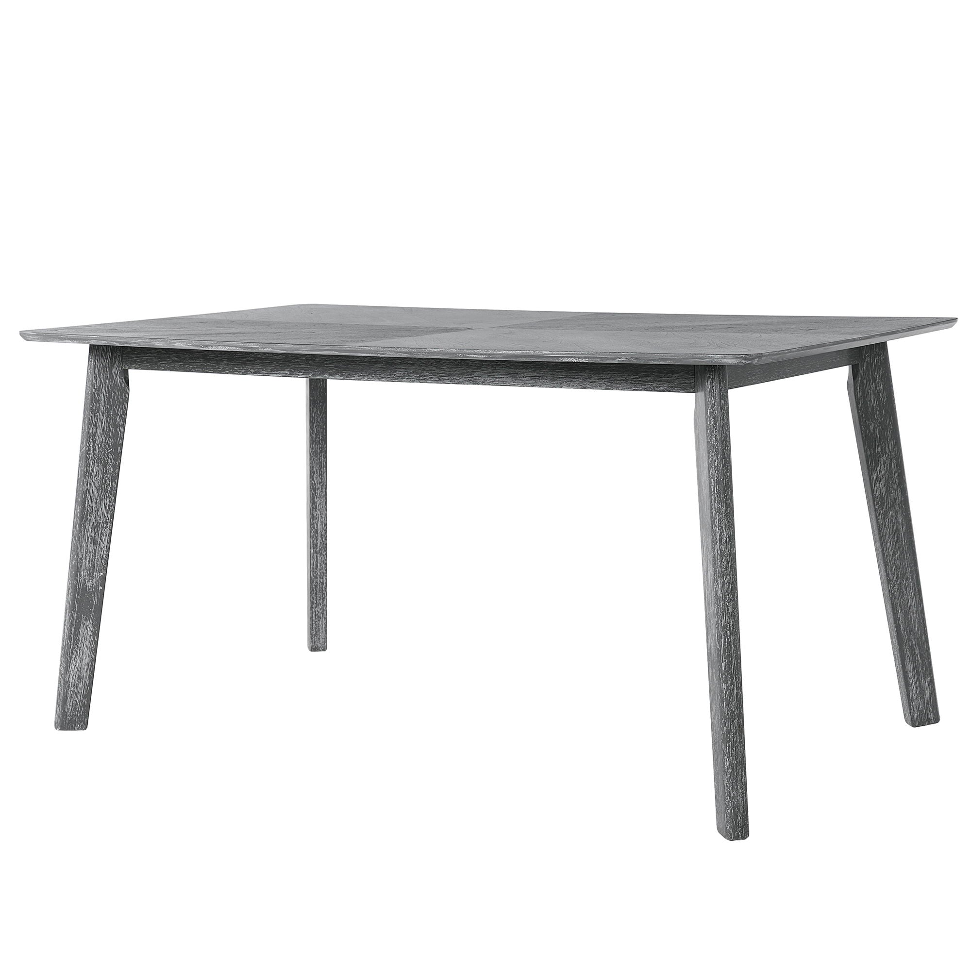 Rustic Farmhouse Dining Room Rectangular Table With 4 Upholstered Chairs And Bench