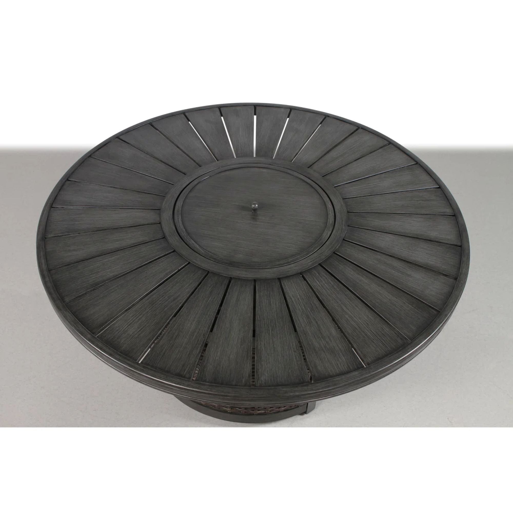 Propane Outdoor Fire Pit Table - Brown