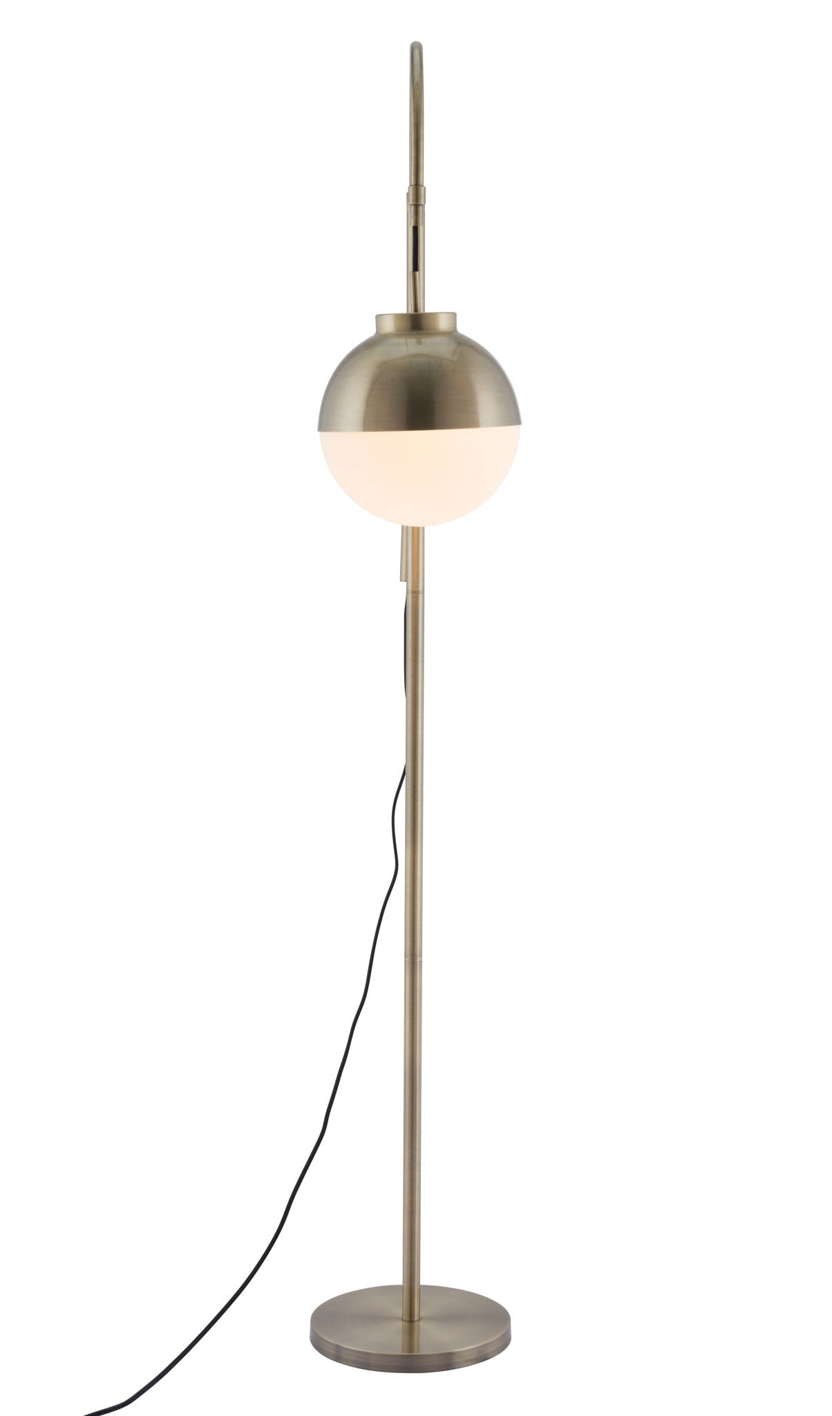 Waterloo - Floor Lamp - White / Bronze
