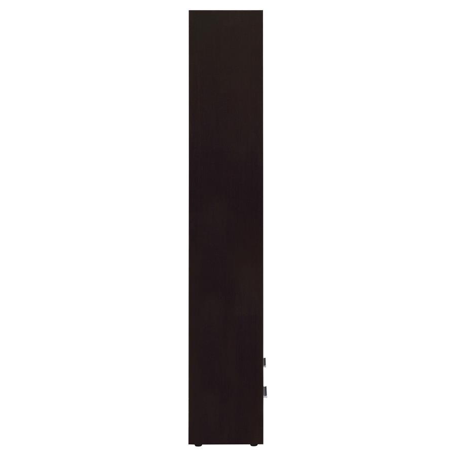Skylar - 5-Shelf Bookcase With Drawer - Cappuccino - Best Buy Furniture