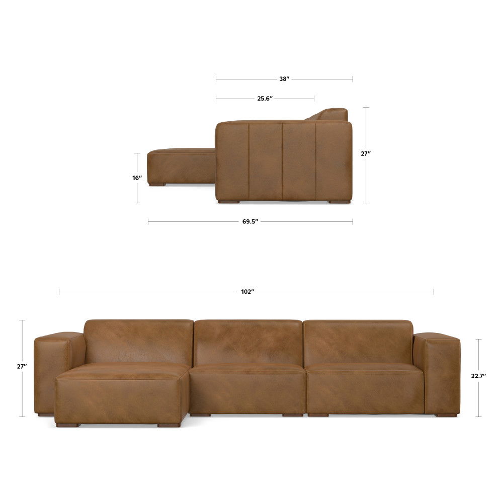 Rex - Handcrafted Sectional Sofa - Best Buy Furniture