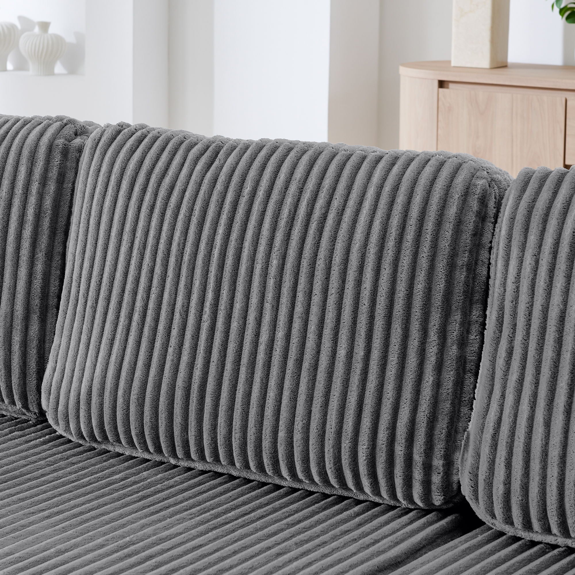 Modern Minimalist U - Shape Modular Sectional Sofa