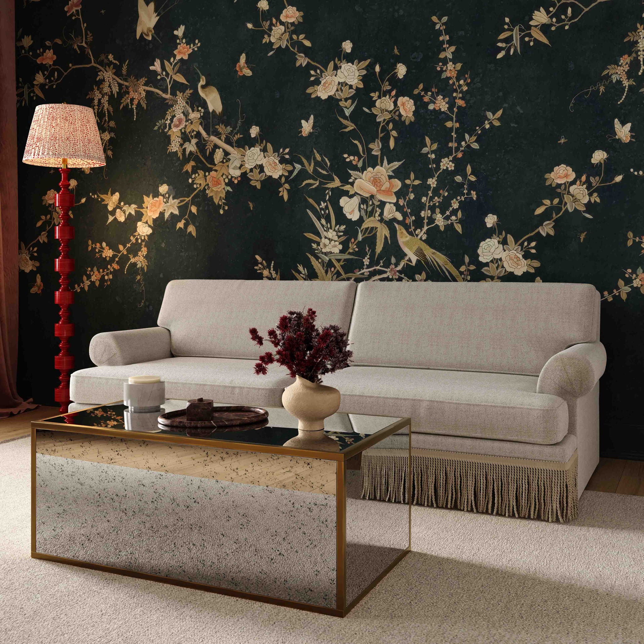 Yvette - Sofa - Warm Gray