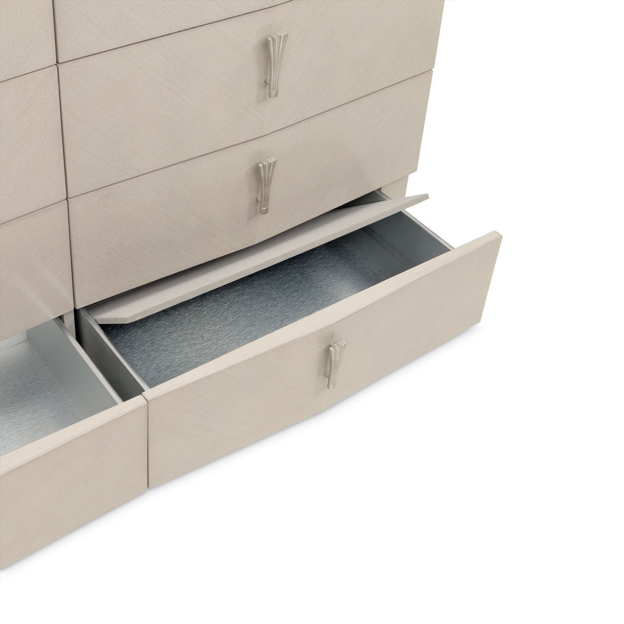Fantosini - 10-Drawer Mule Chest - Silver Mist