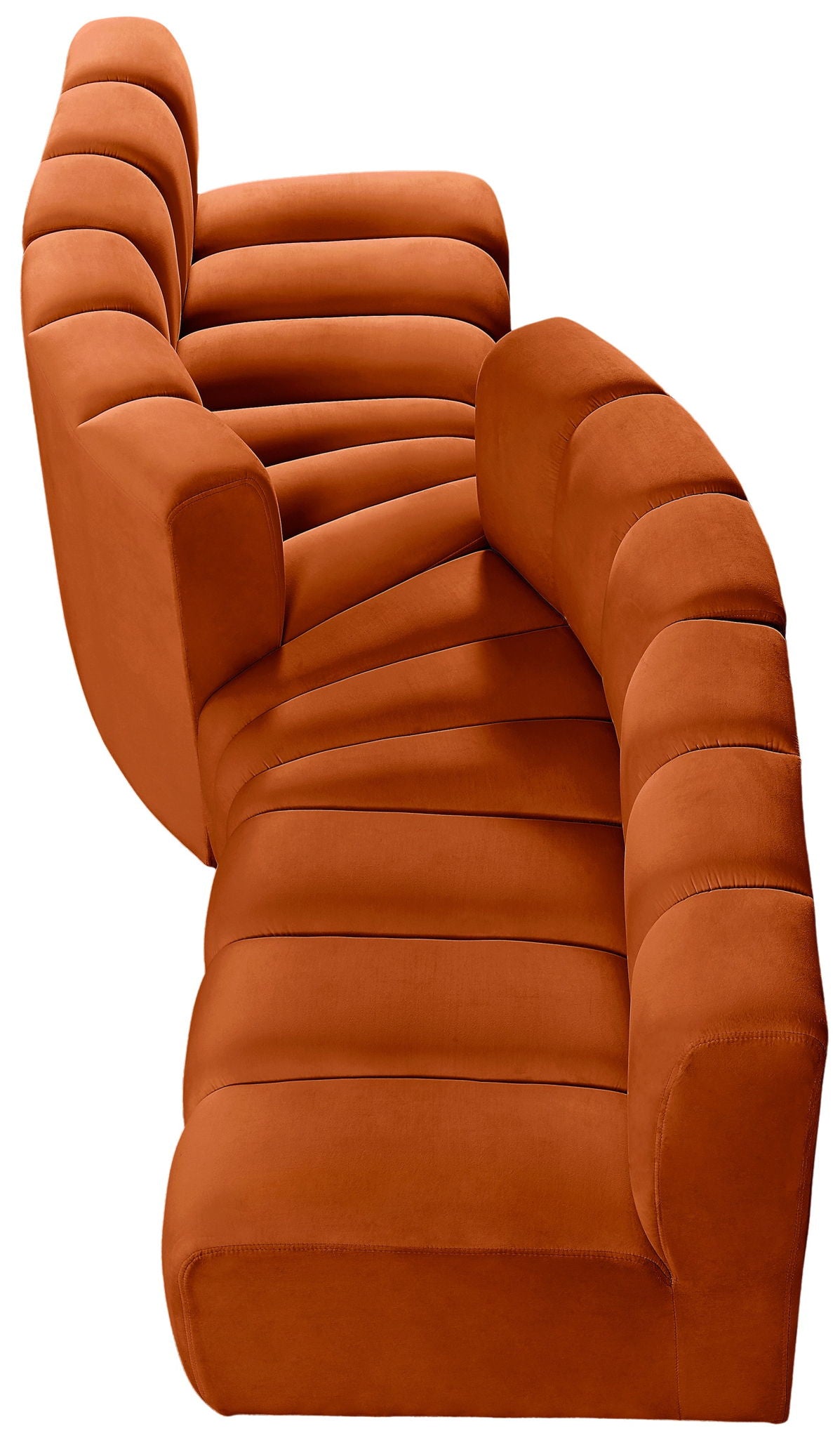 Arc - Velvet 4 Piece Sofa