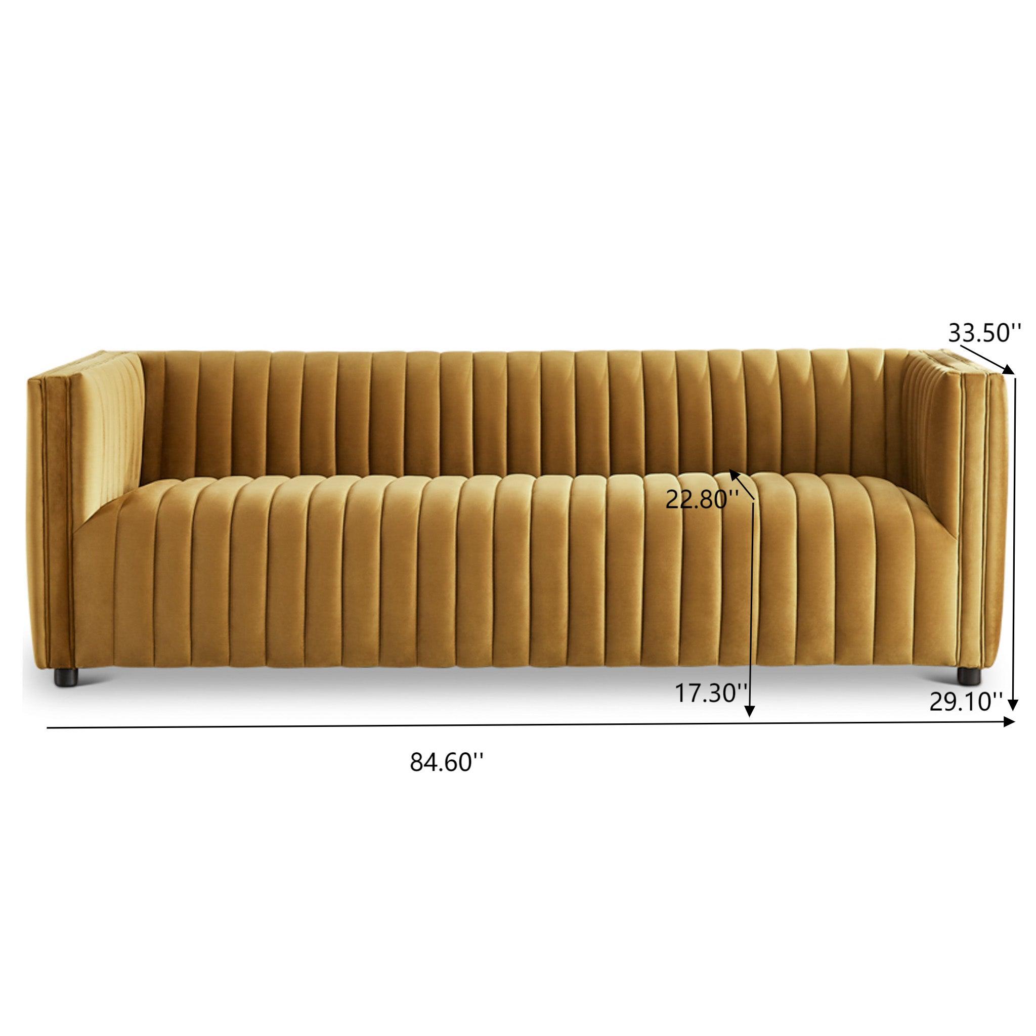 Dominic - Channel Tufted Sofa