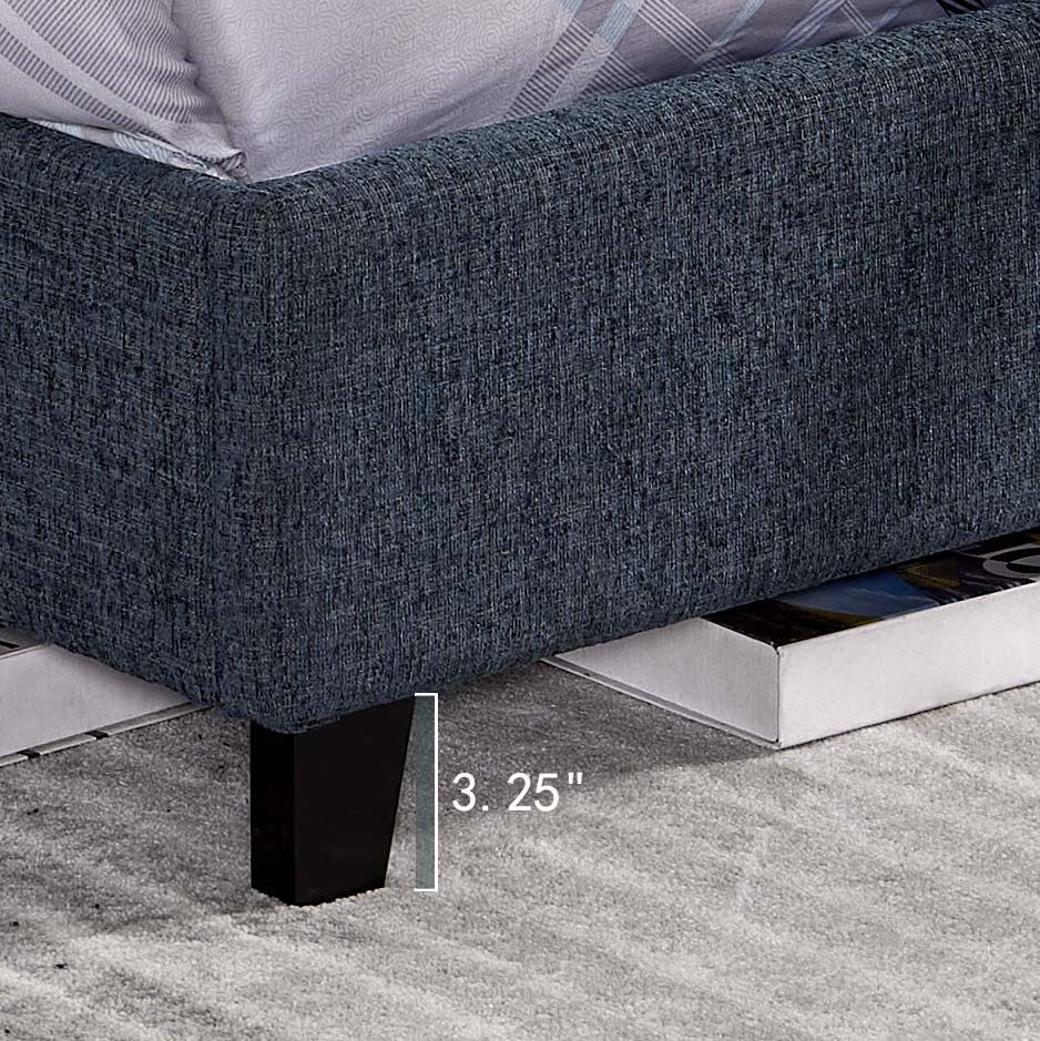 Squares Upholstered Platform Bed