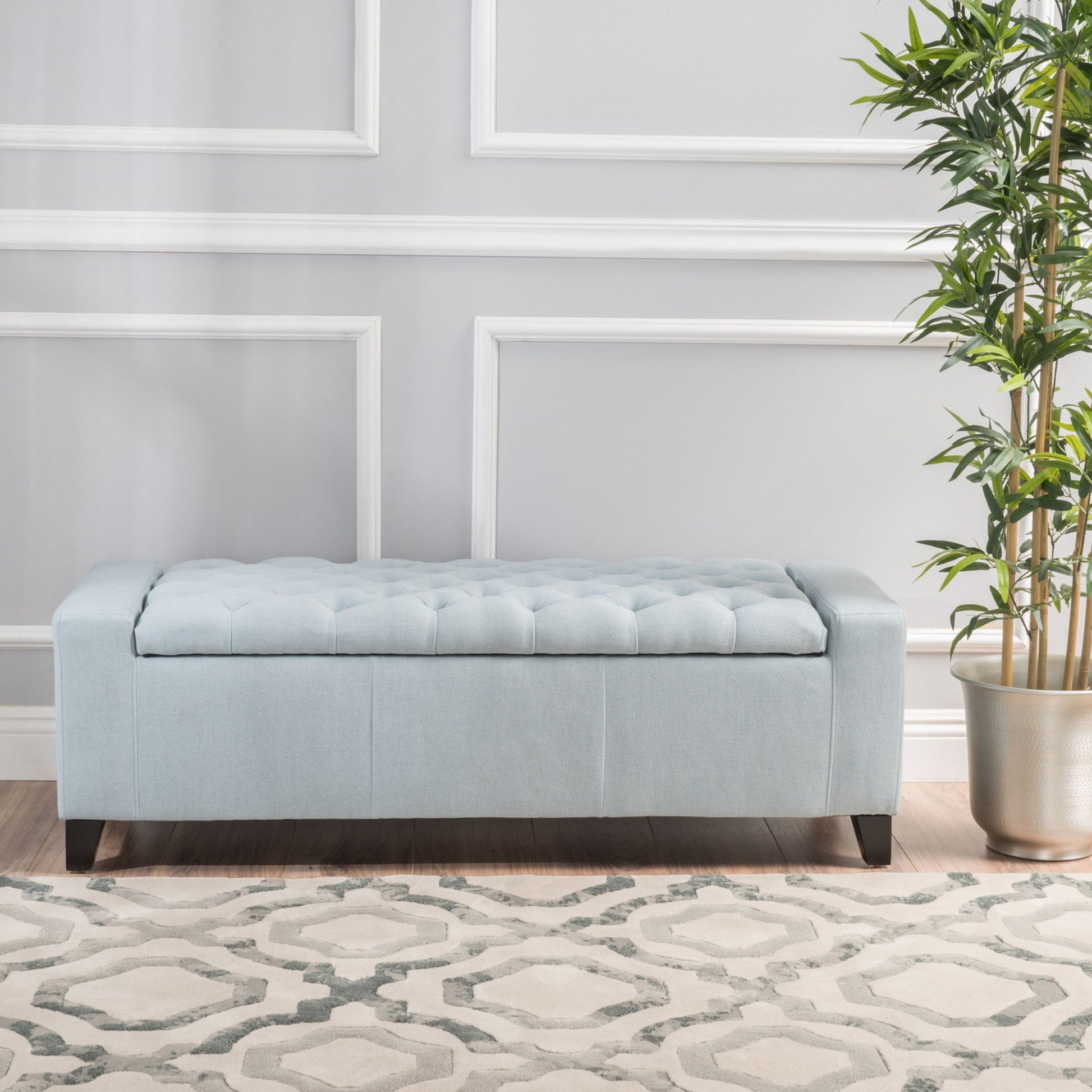 Guernsey - Ottoman Storage With Tufted Top - Best Buy Furniture