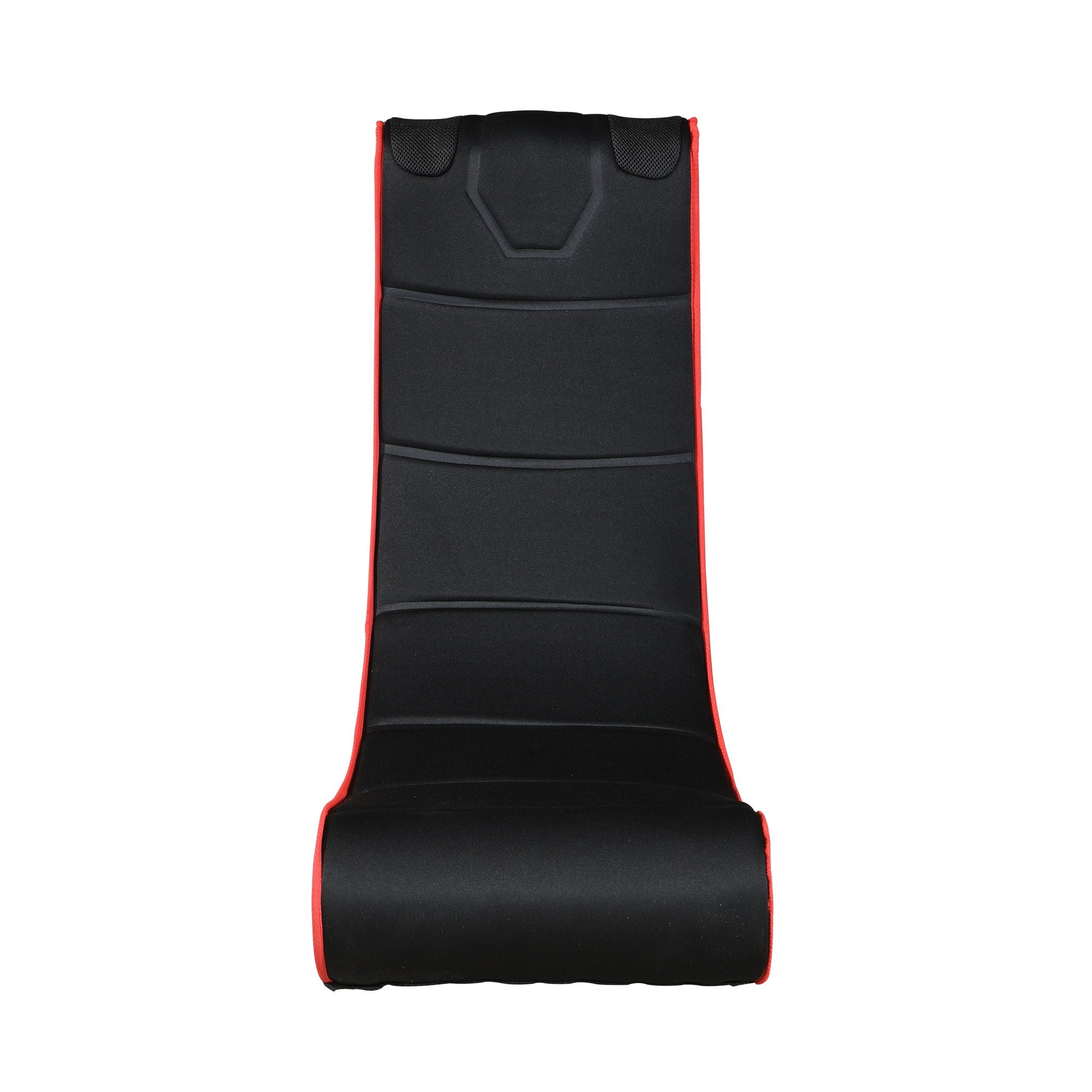 Foldable Gaming Chair With Onboard Speakers, Bluetooth Connection - Black / Red