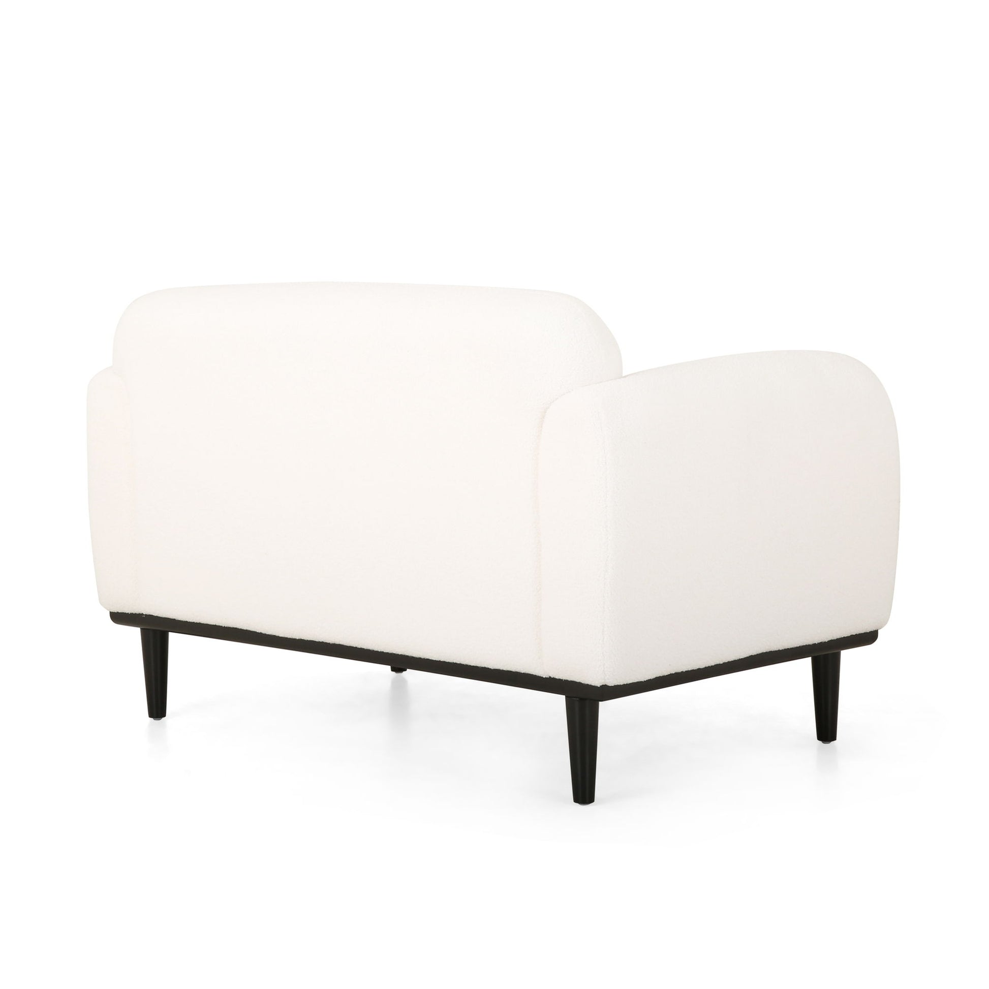 Sway - Upholstered Loveseat With Wood Legs And Round Arms - Best Buy Furniture